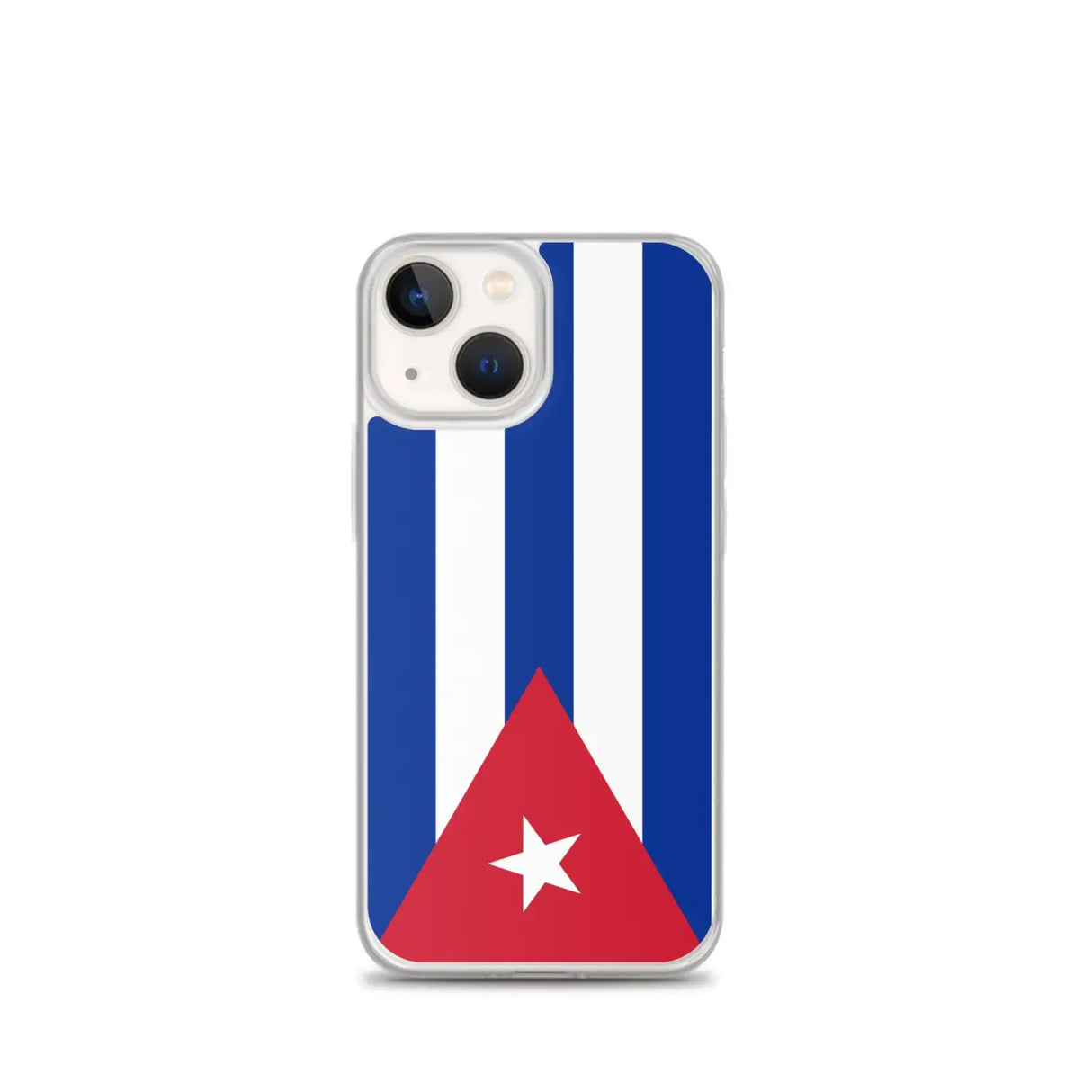 Coque iphone drapeau cuba souple antichoc transparente