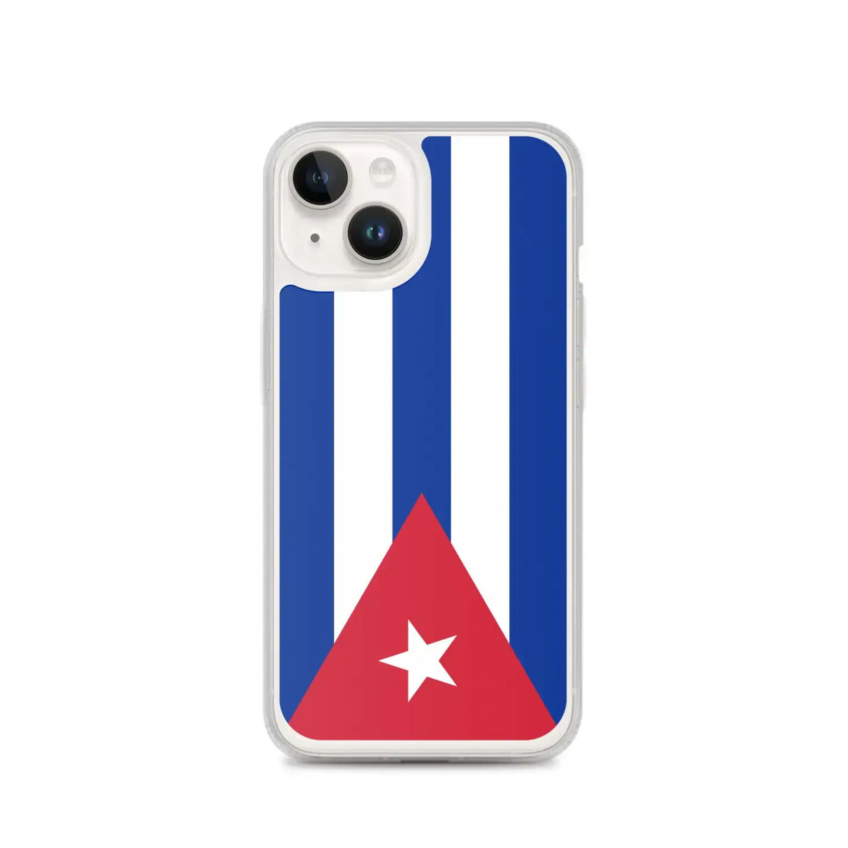 Coque iphone drapeau cuba souple antichoc transparente