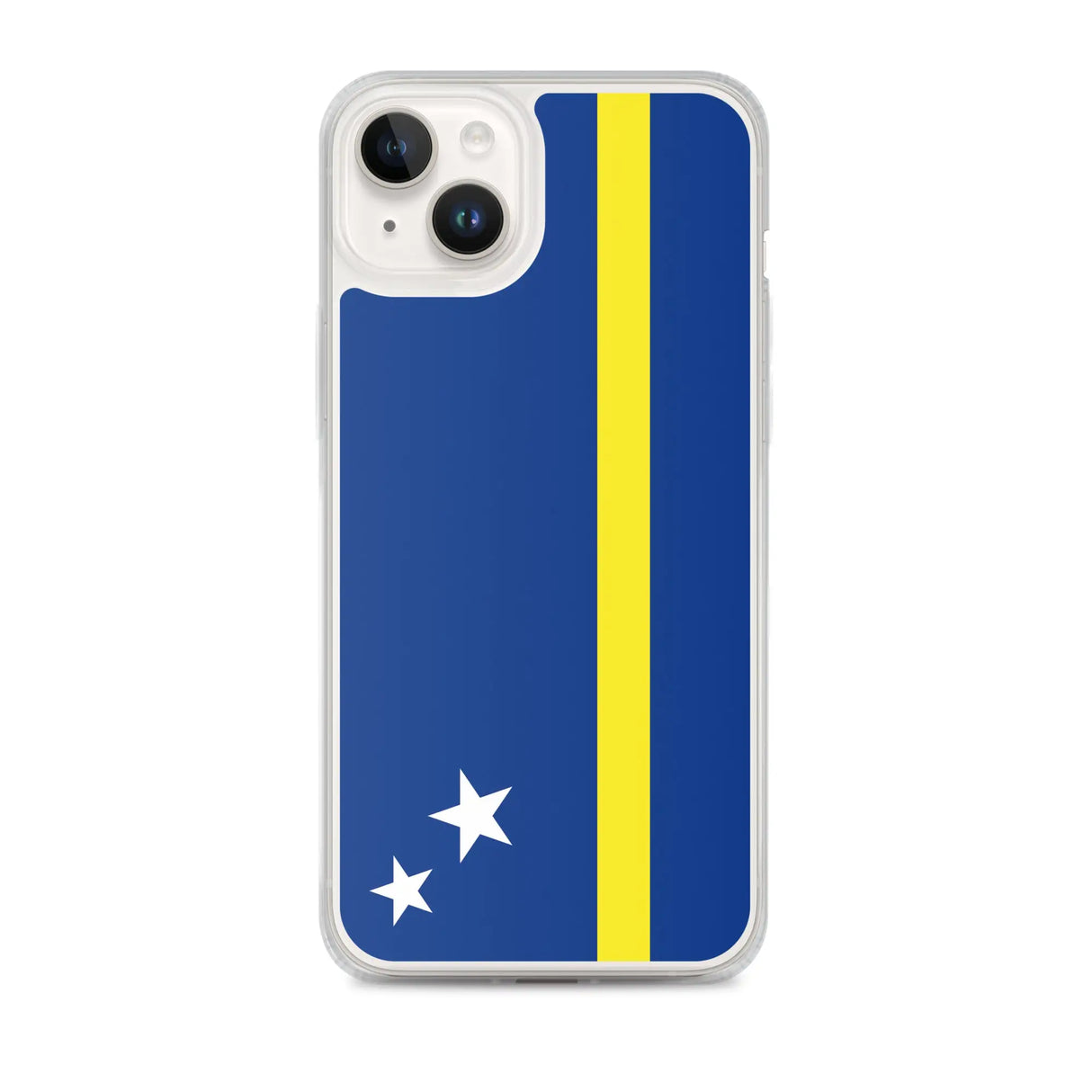Coque iphone drapeau curaçao souple antichoc transparente