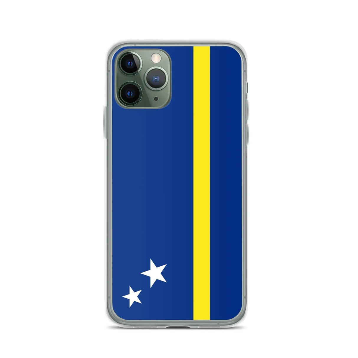 Coque iphone drapeau curaçao souple antichoc transparente