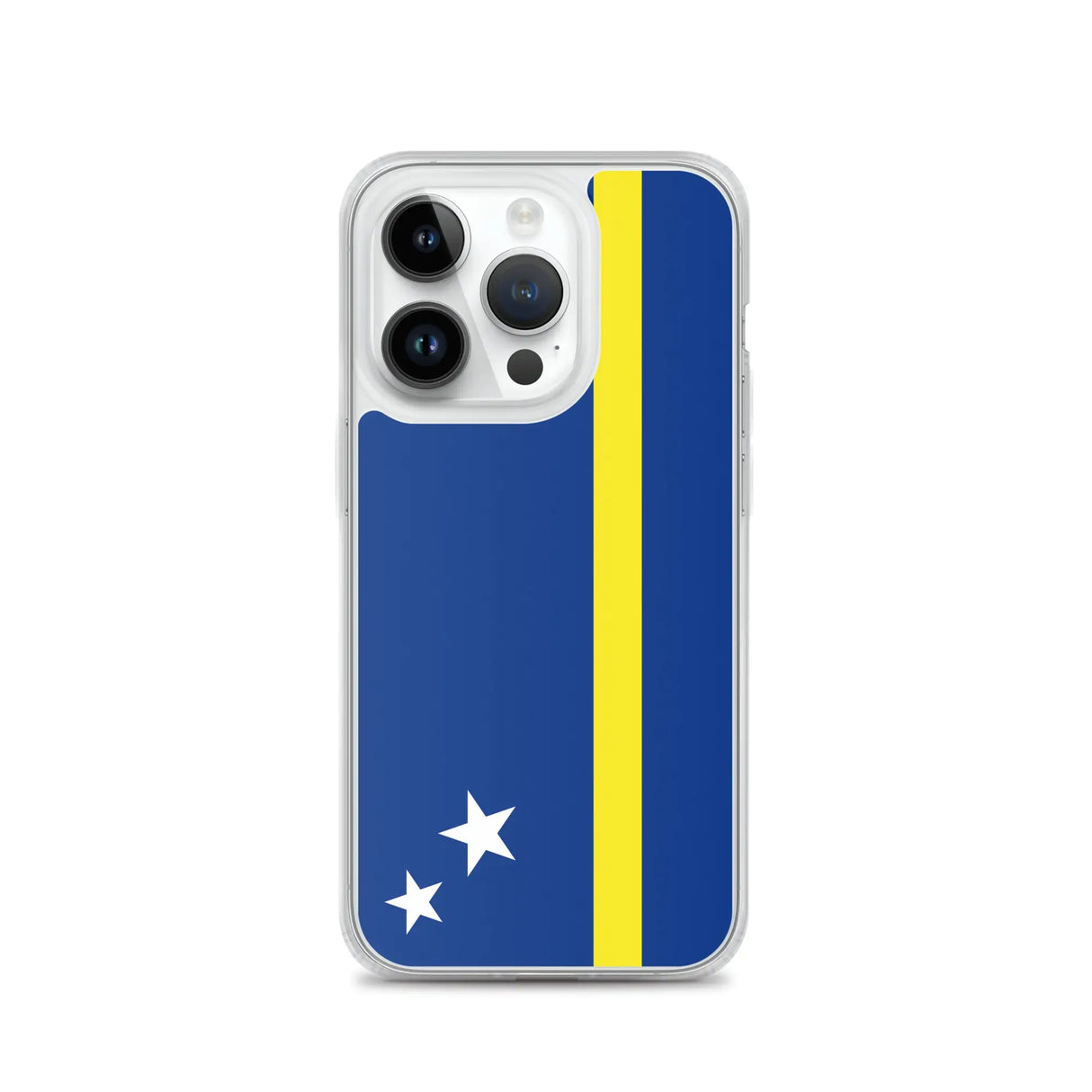 Coque iphone drapeau curaçao souple antichoc transparente