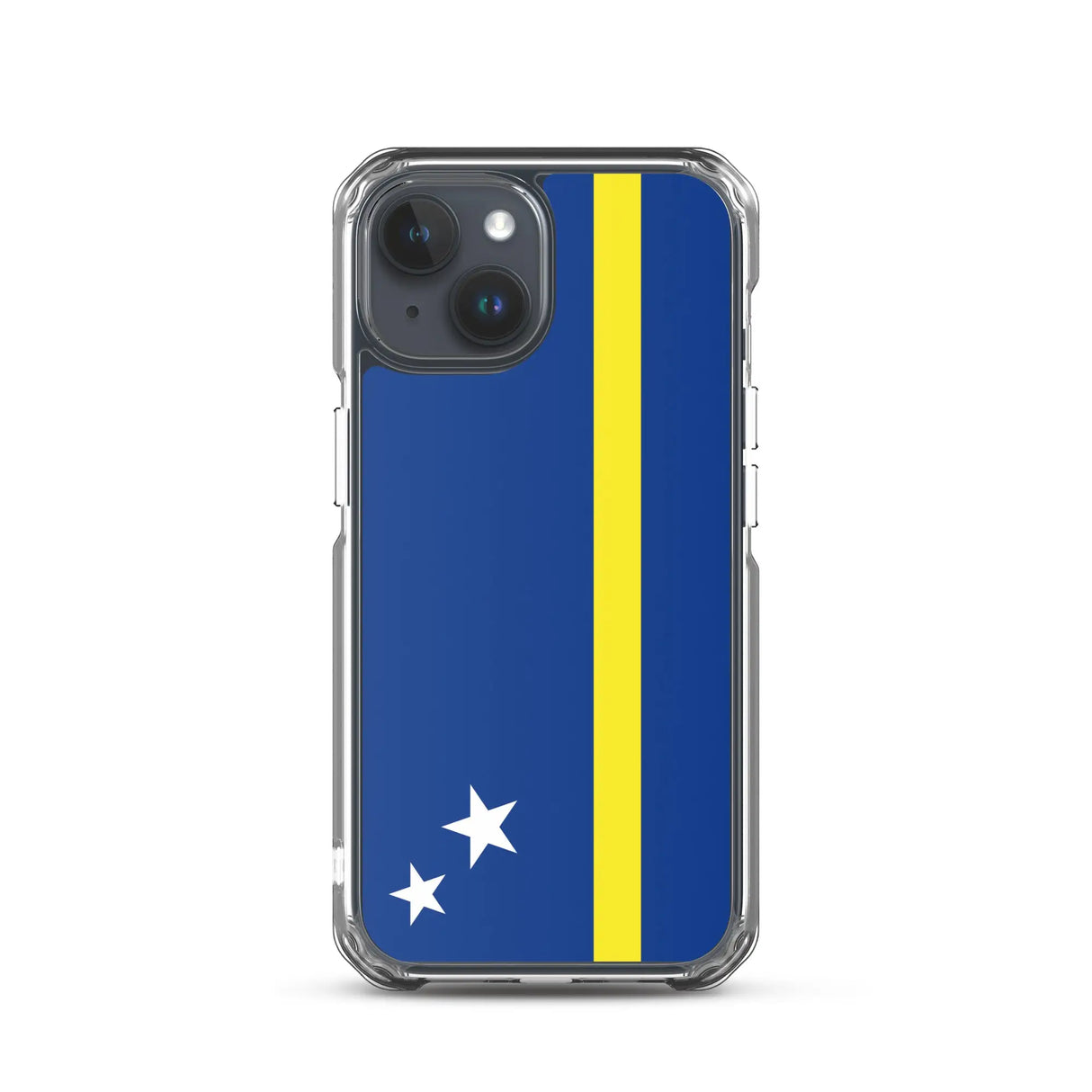 Coque iphone drapeau curaçao souple antichoc transparente