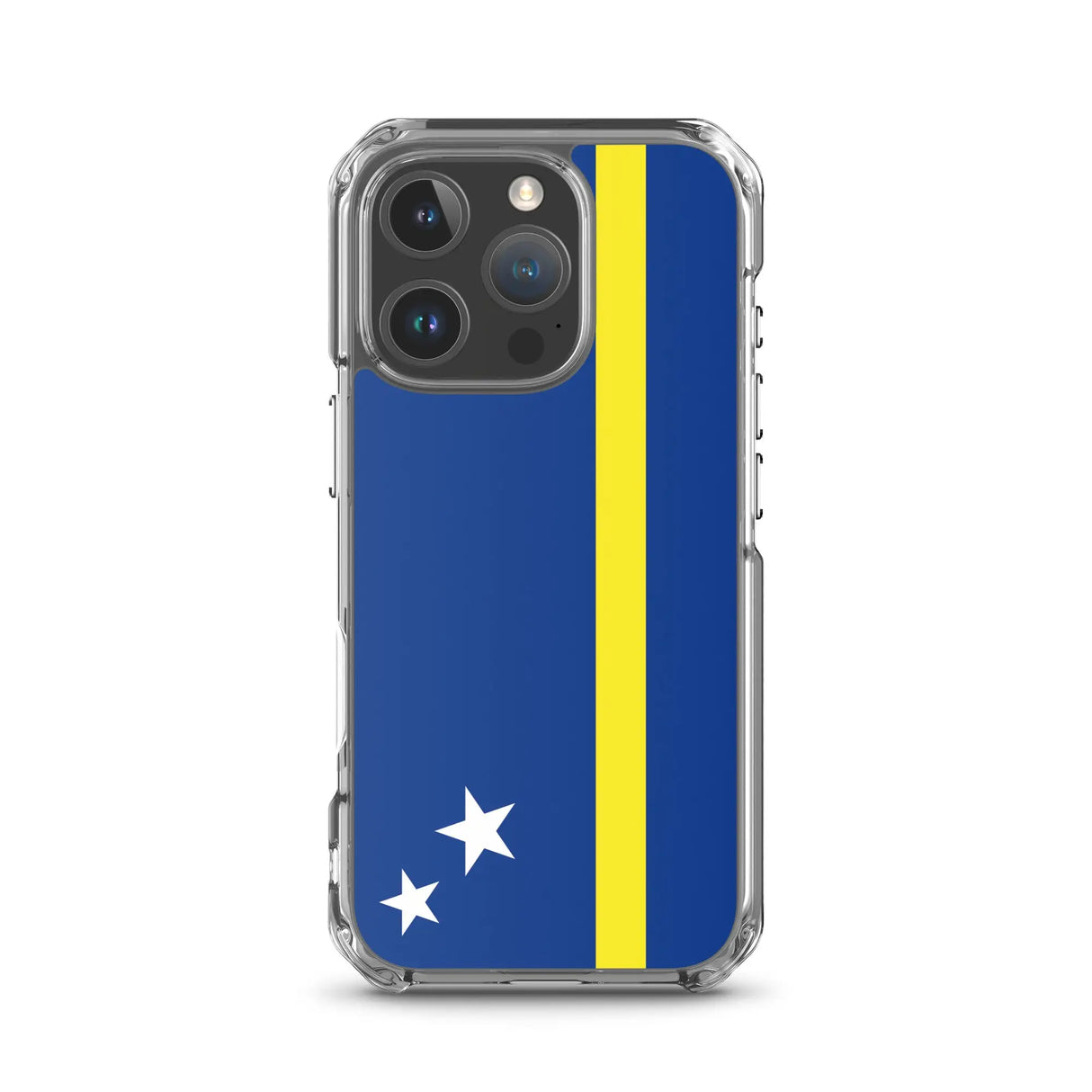 Coque iphone drapeau curaçao souple antichoc transparente