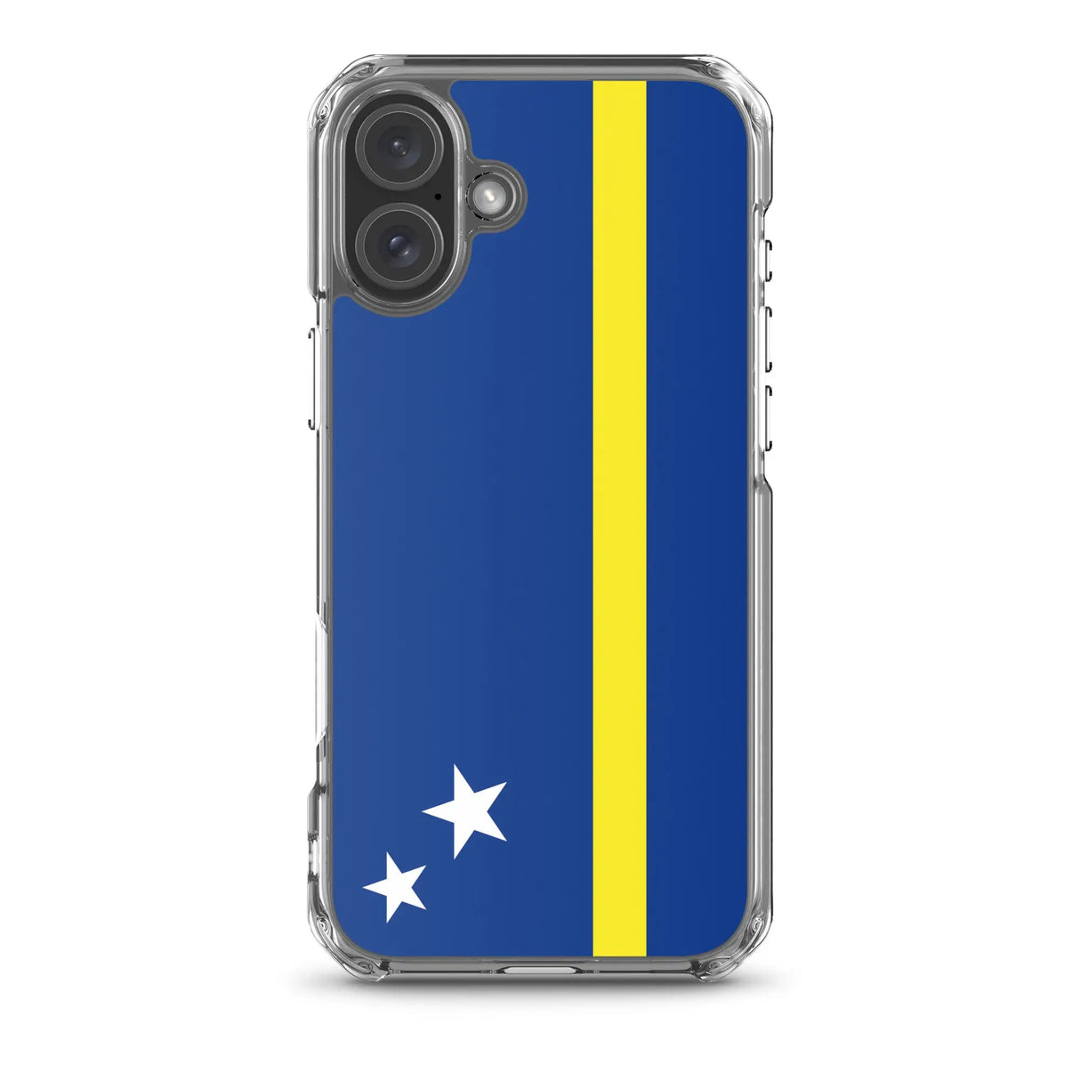 Coque iphone drapeau curaçao souple antichoc transparente