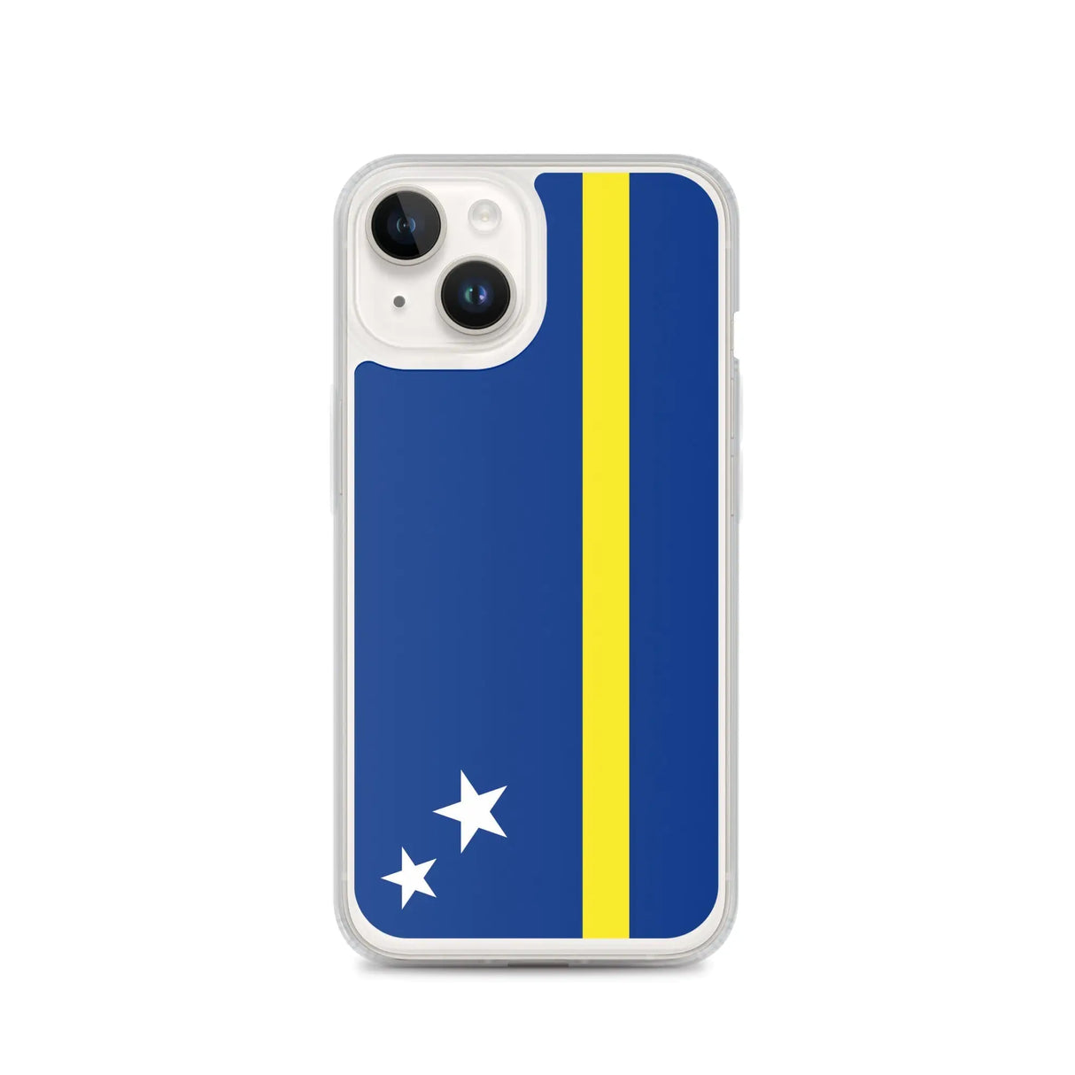 Coque iphone drapeau curaçao souple antichoc transparente