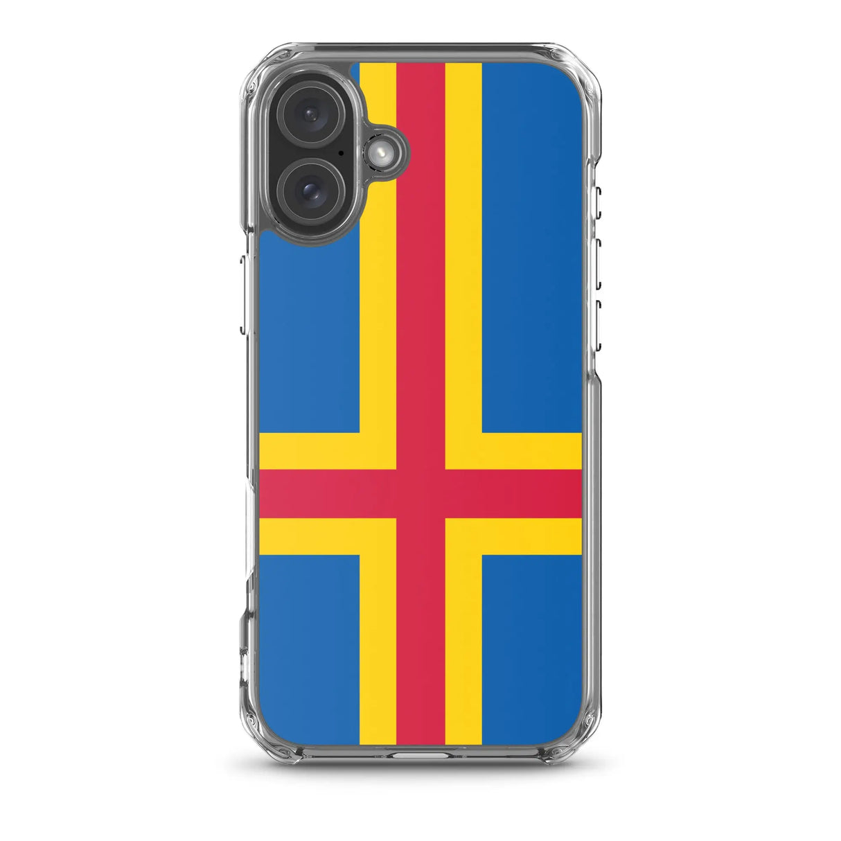 Coque iphone drapeau d’åland souple résistante antichoc