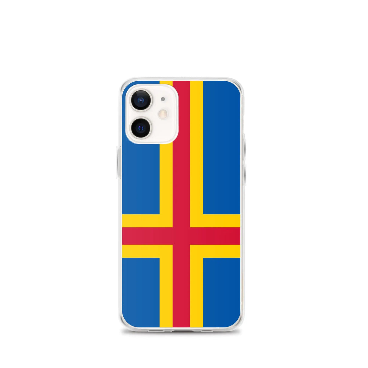 Coque iphone drapeau d’åland souple résistante antichoc