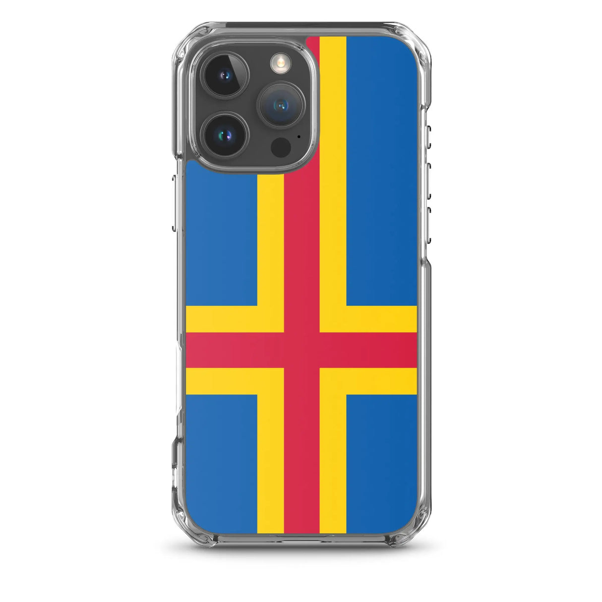 Coque iphone drapeau d’åland souple résistante antichoc