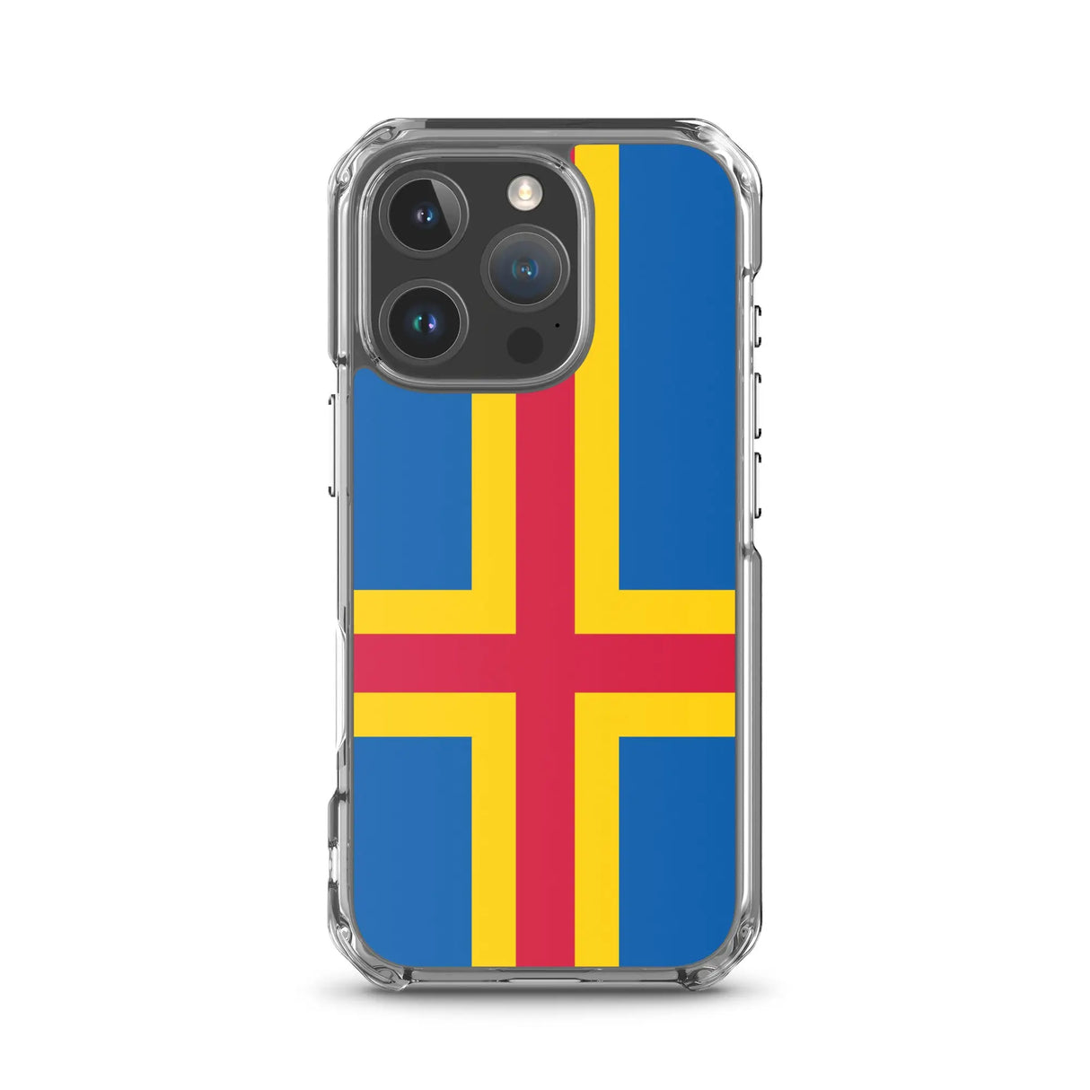 Coque iphone drapeau d’åland souple résistante antichoc