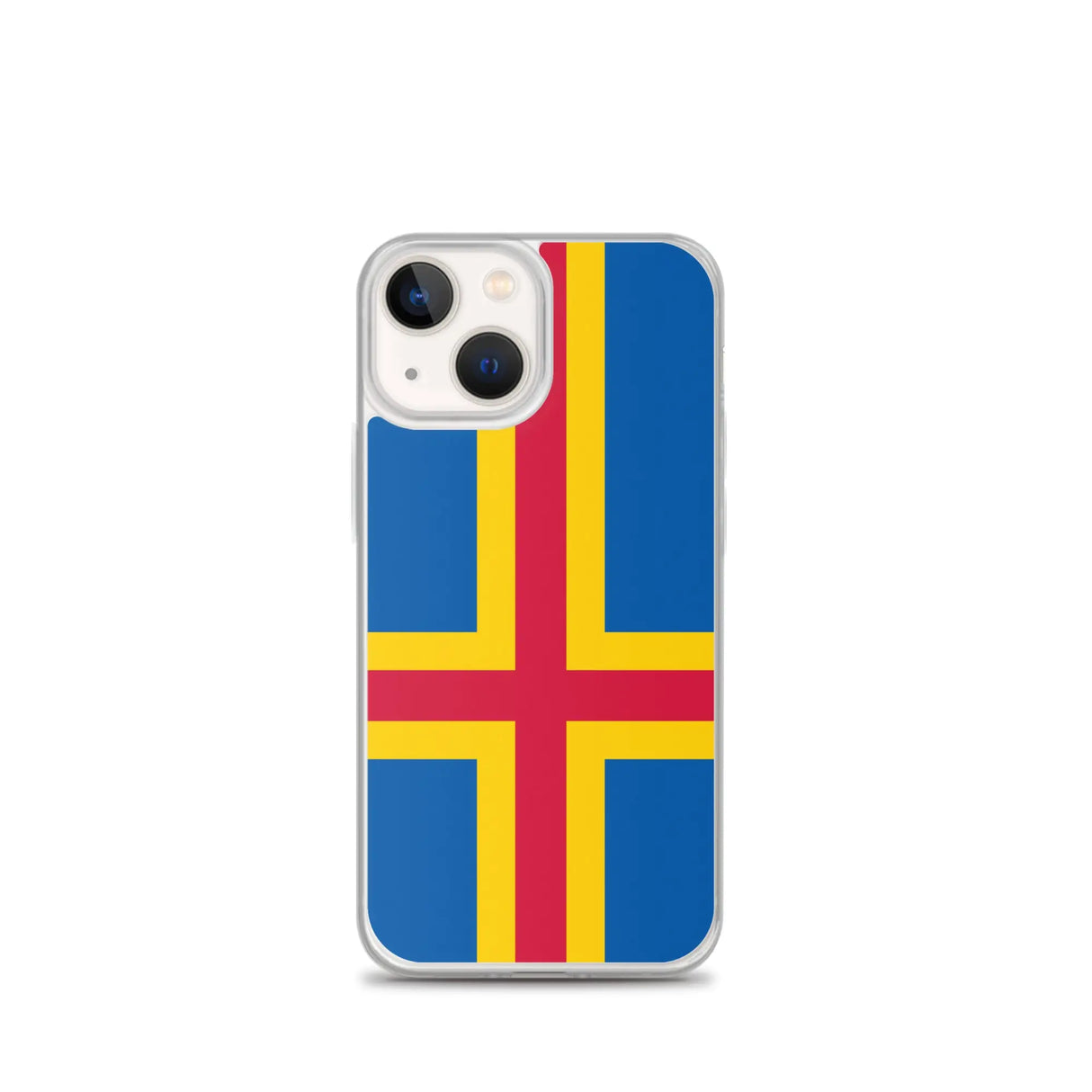 Coque iphone drapeau d’åland souple résistante antichoc