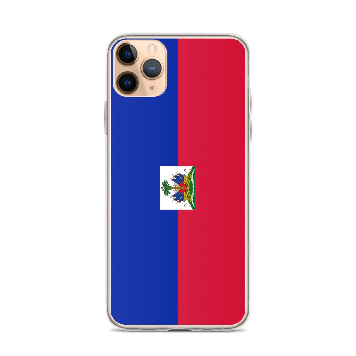 Coque iphone drapeau d’haïti souple antichoc transparente