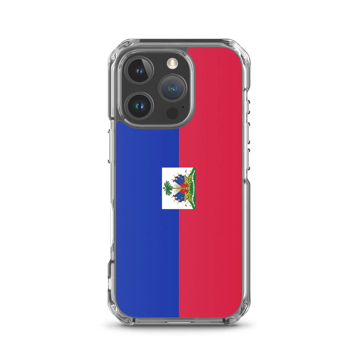 Coque iphone drapeau d’haïti souple antichoc transparente