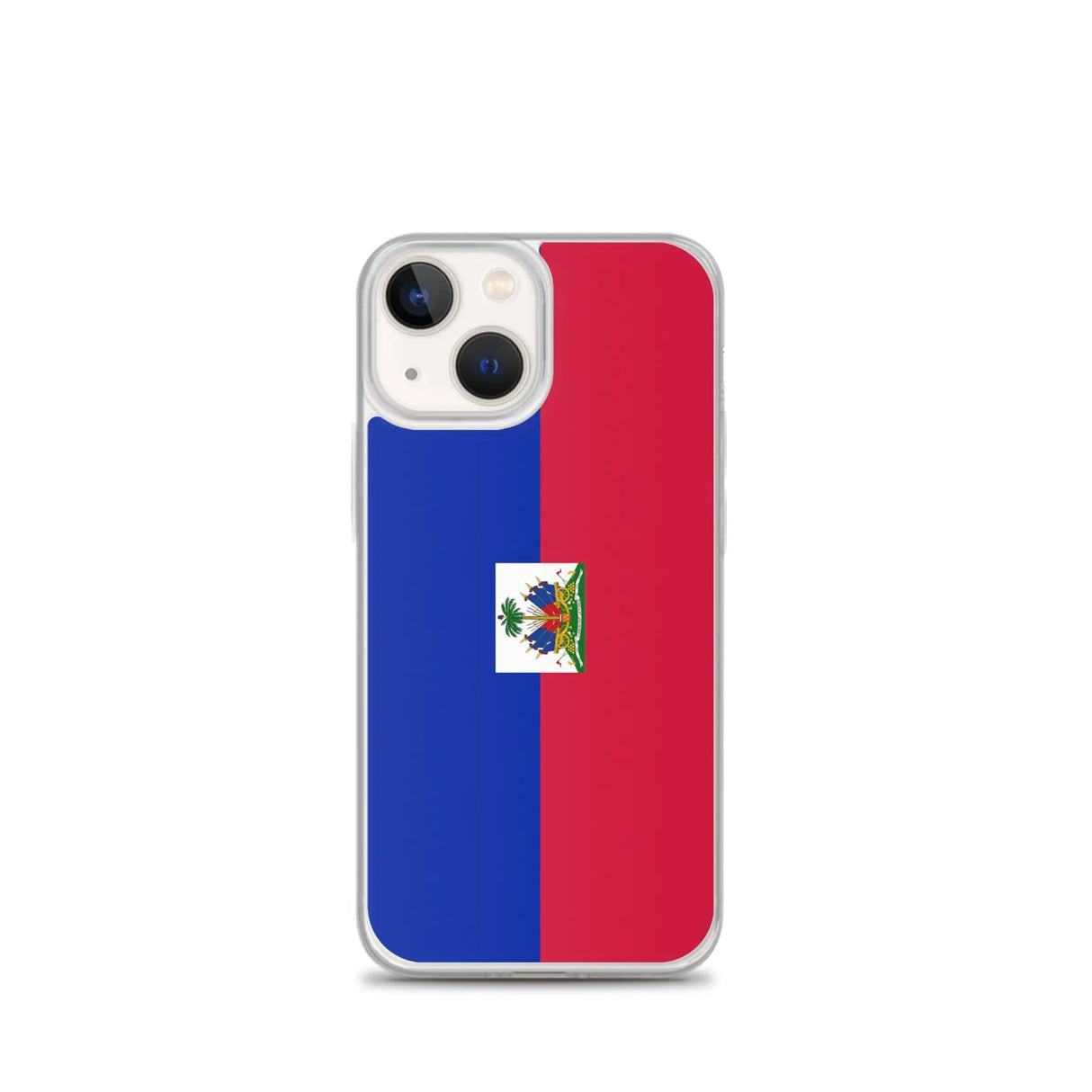 Coque iphone drapeau d’haïti souple antichoc transparente