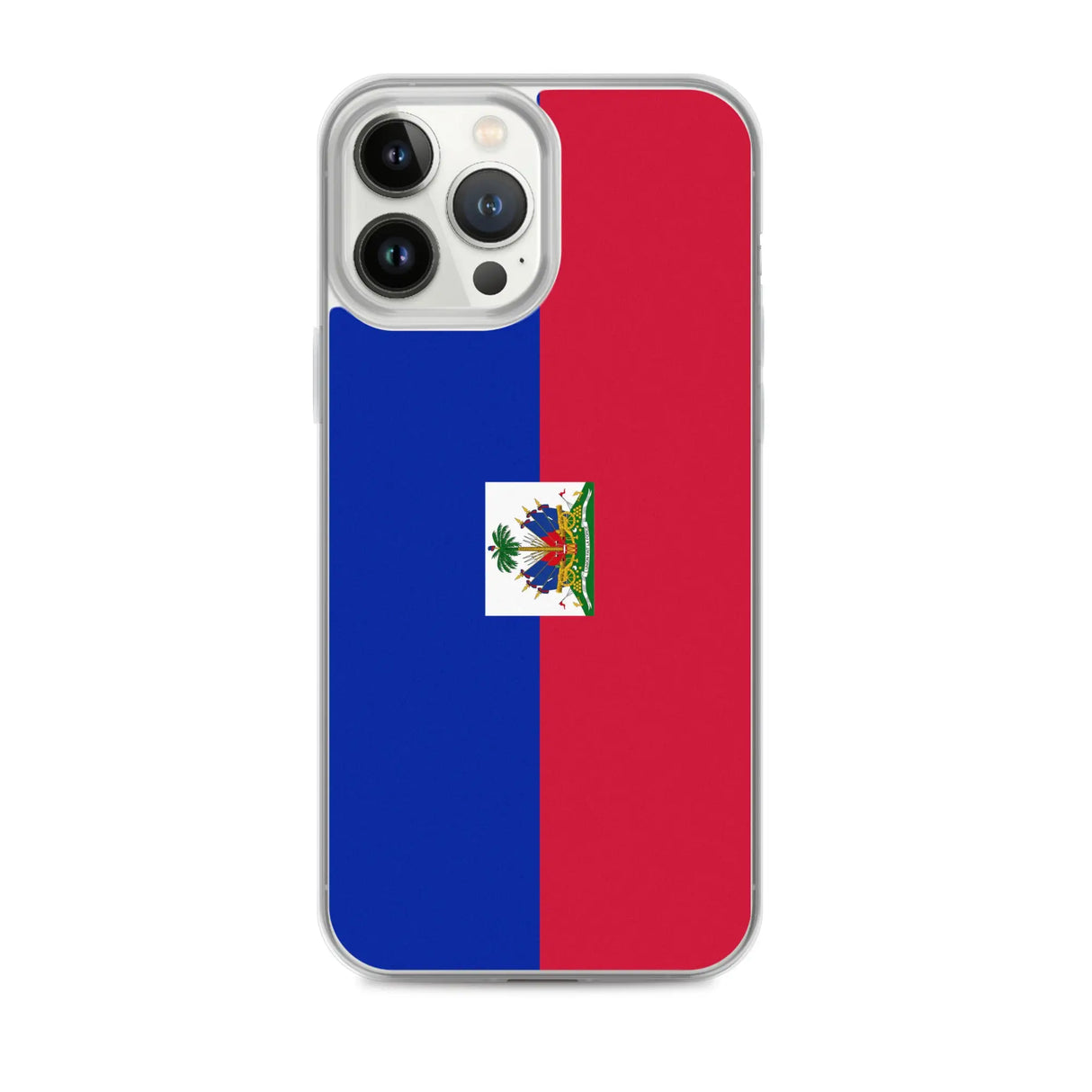 Coque iphone drapeau d’haïti souple antichoc transparente
