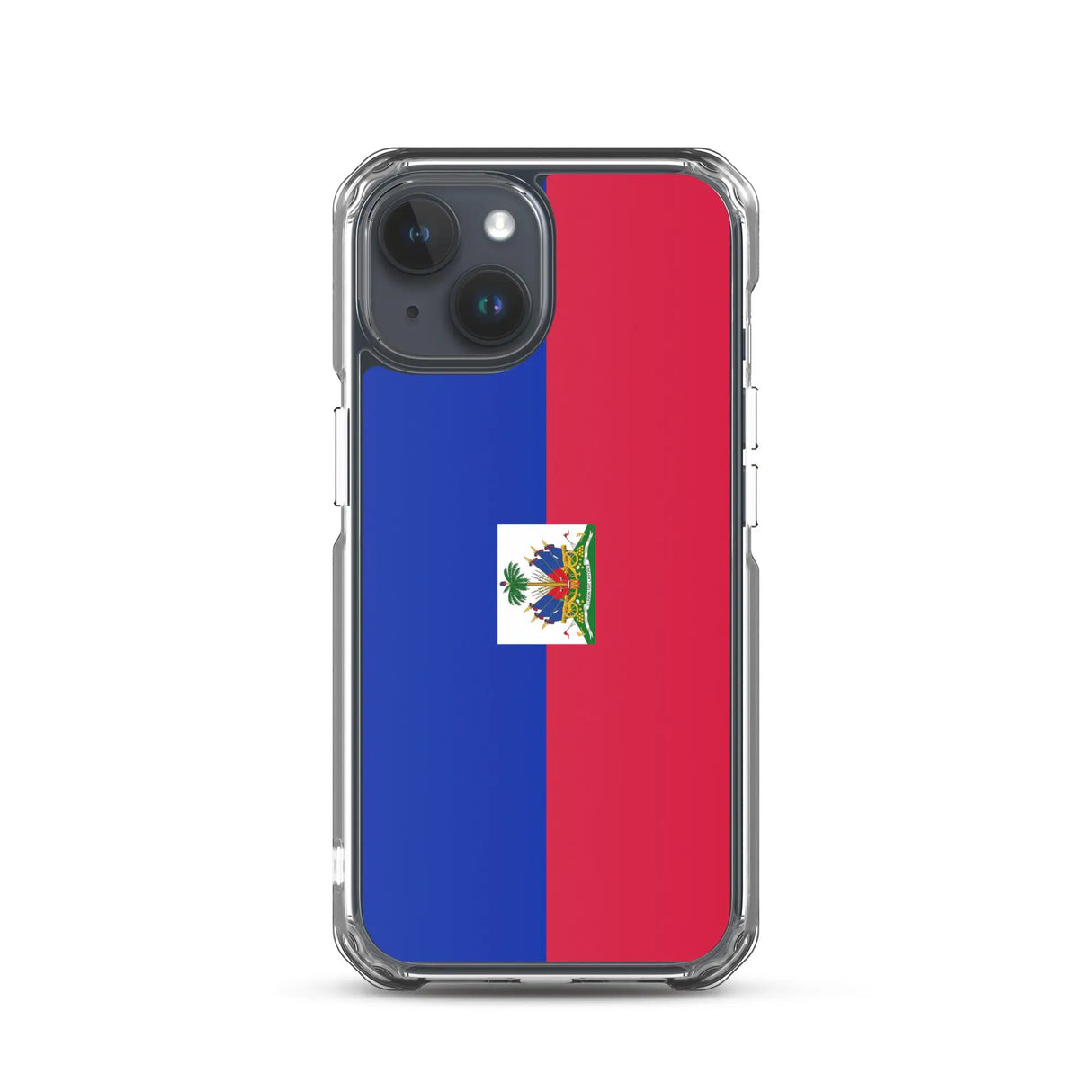 Coque iphone drapeau d’haïti souple antichoc transparente