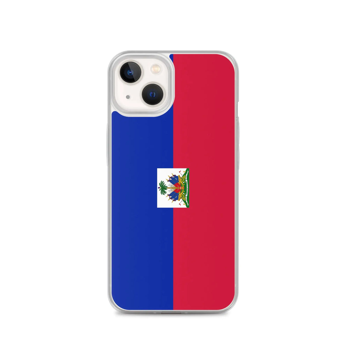 Coque iphone drapeau d’haïti souple antichoc transparente