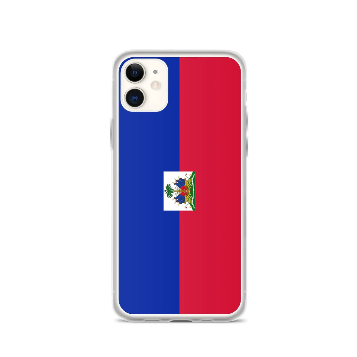 Coque iphone drapeau d’haïti souple antichoc transparente