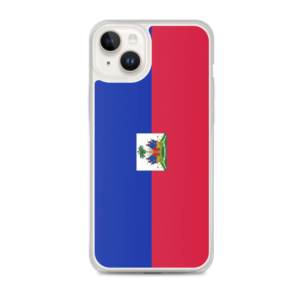 Coque iphone drapeau d’haïti souple antichoc transparente