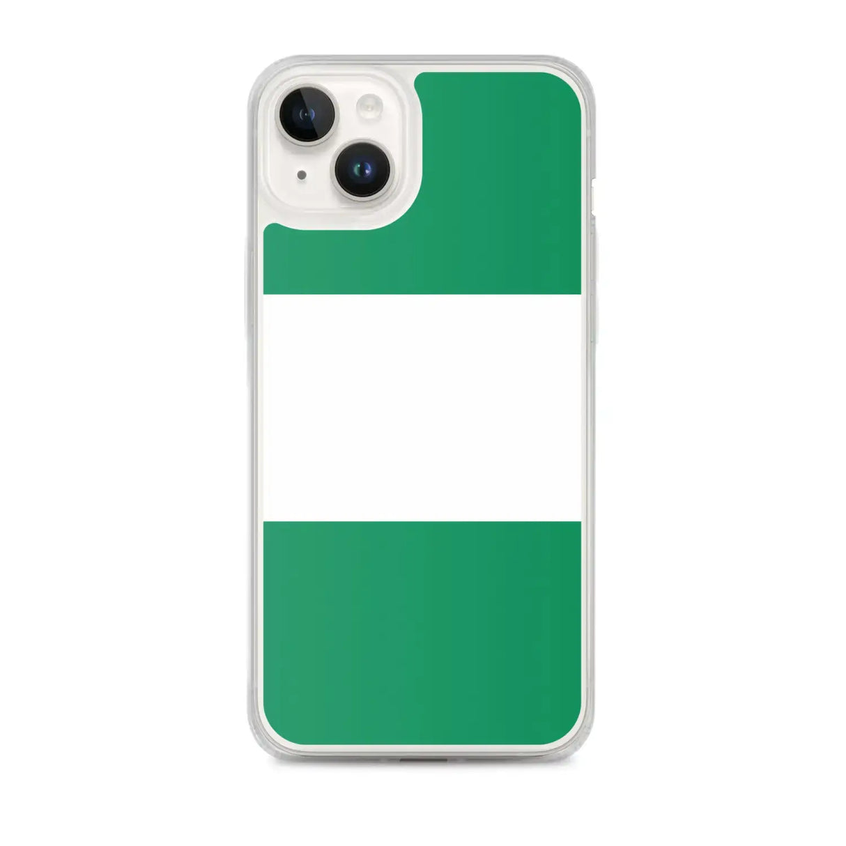 Coque iphone drapeau du nigeria souple antichoc transparente