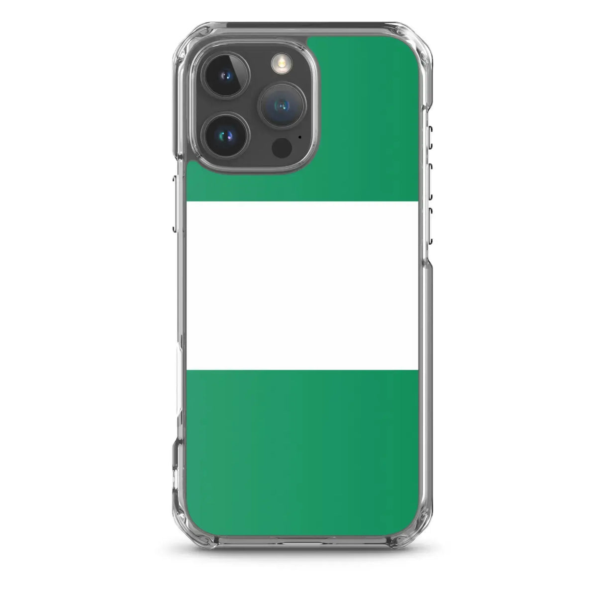 Coque iphone drapeau du nigeria souple antichoc transparente