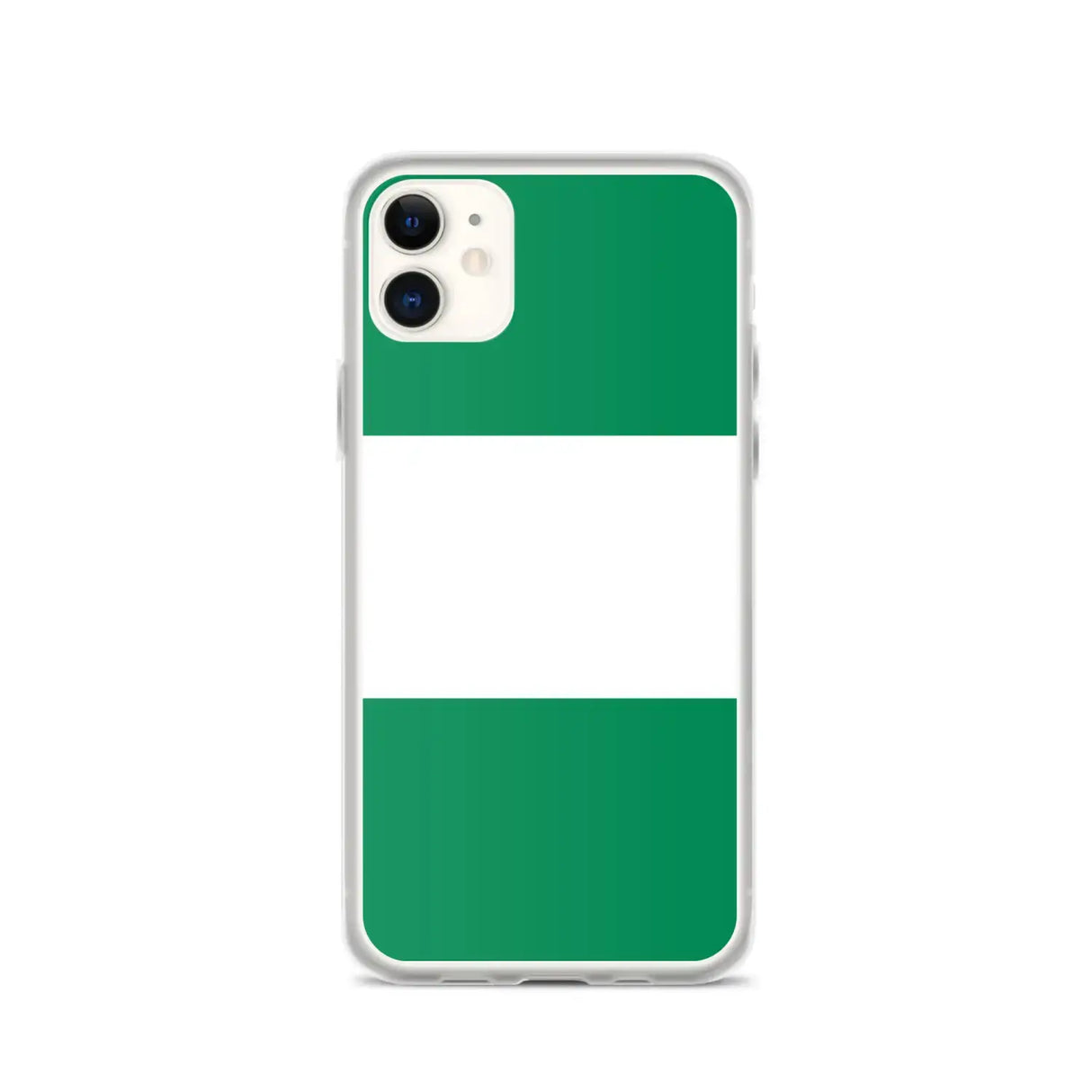 Coque iphone drapeau du nigeria souple antichoc transparente