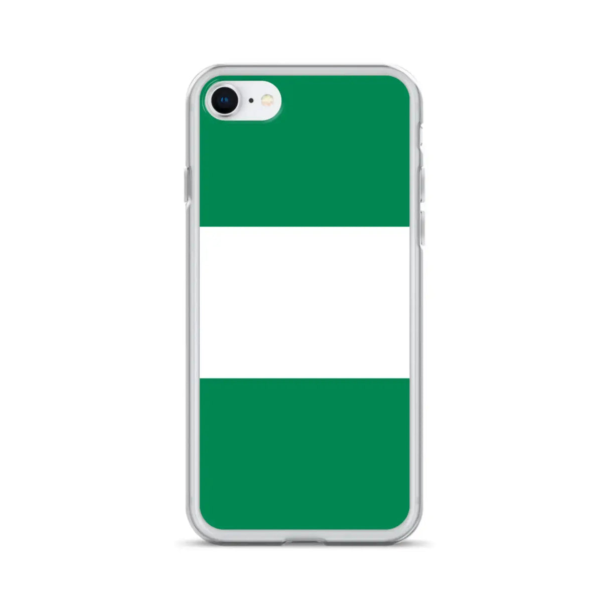 Coque iphone drapeau du nigeria souple antichoc transparente