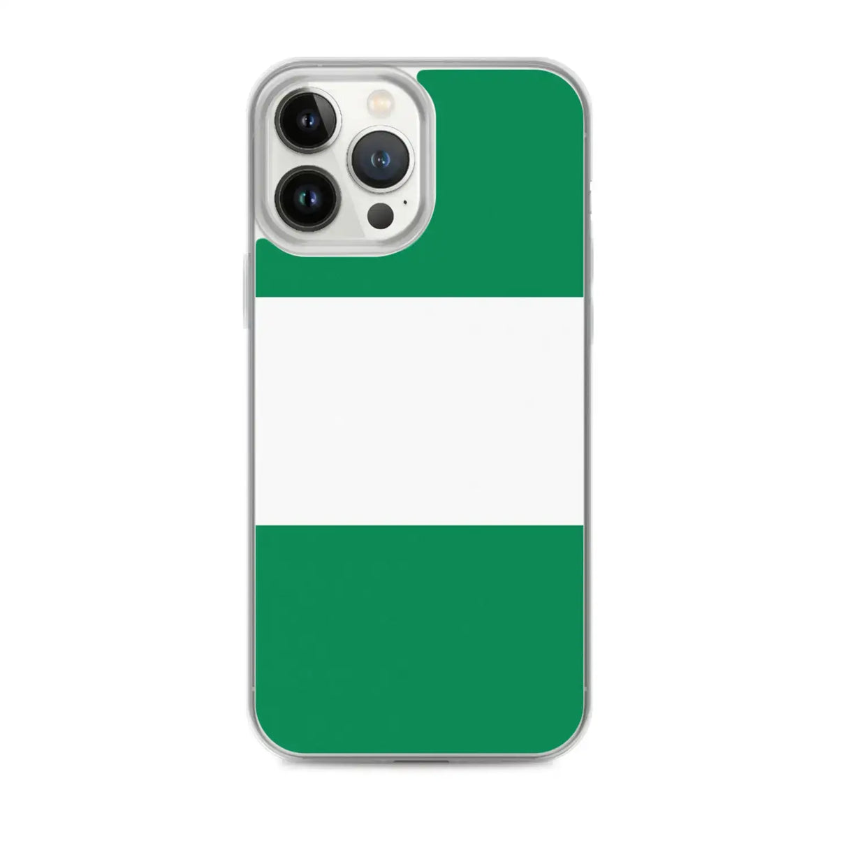 Coque iphone drapeau du nigeria souple antichoc transparente