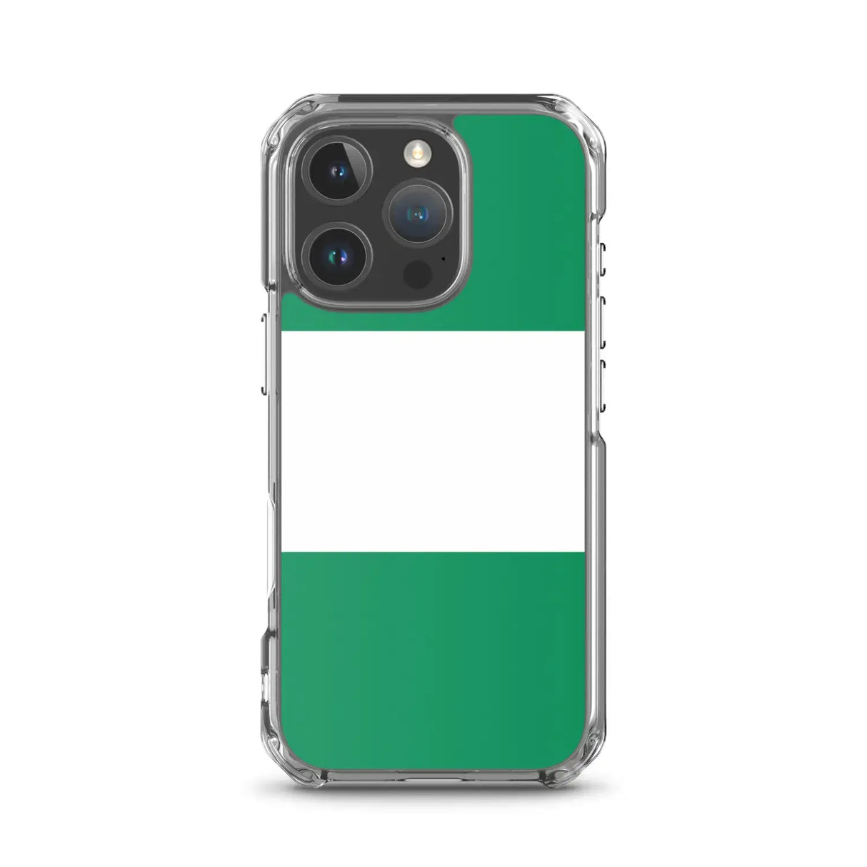 Coque iphone drapeau du nigeria souple antichoc transparente
