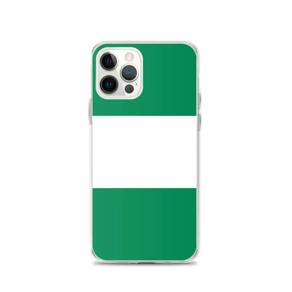 Coque iphone drapeau du nigeria souple antichoc transparente
