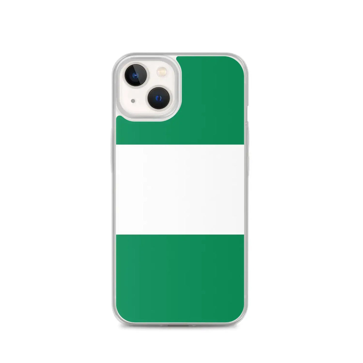 Coque iphone drapeau du nigeria souple antichoc transparente