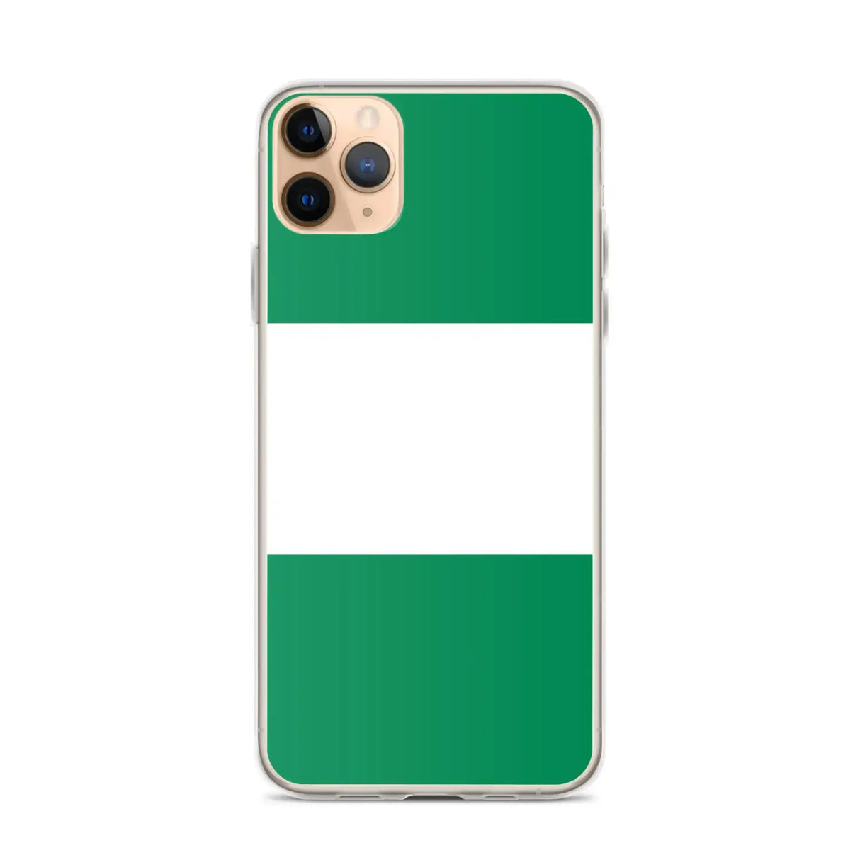 Coque iphone drapeau du nigeria souple antichoc transparente