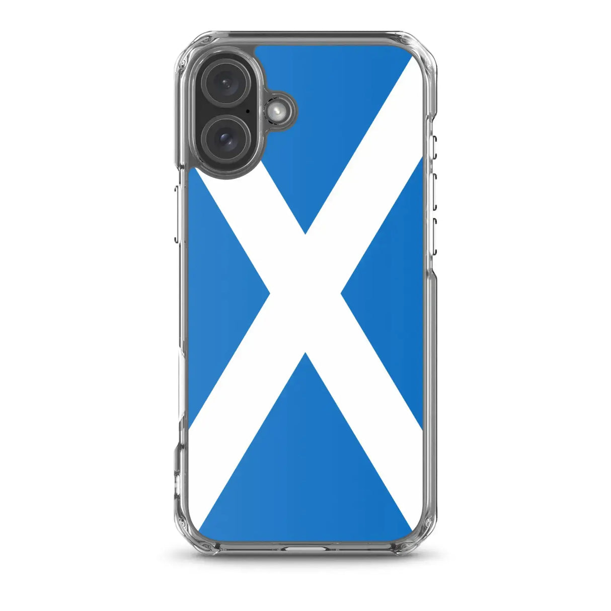 Coque iphone drapeau écosse souple antichoc transparente