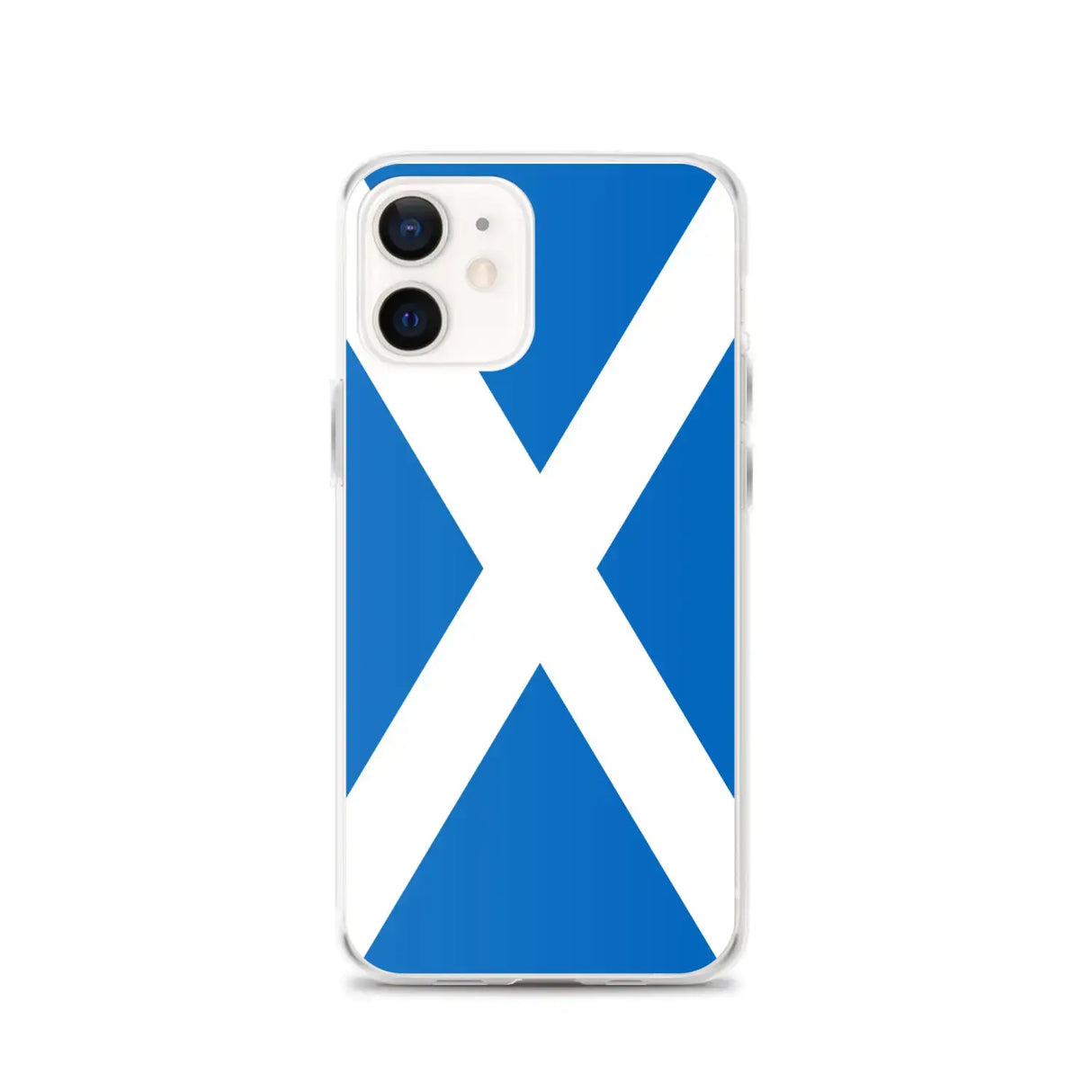 Coque iphone drapeau écosse souple antichoc transparente