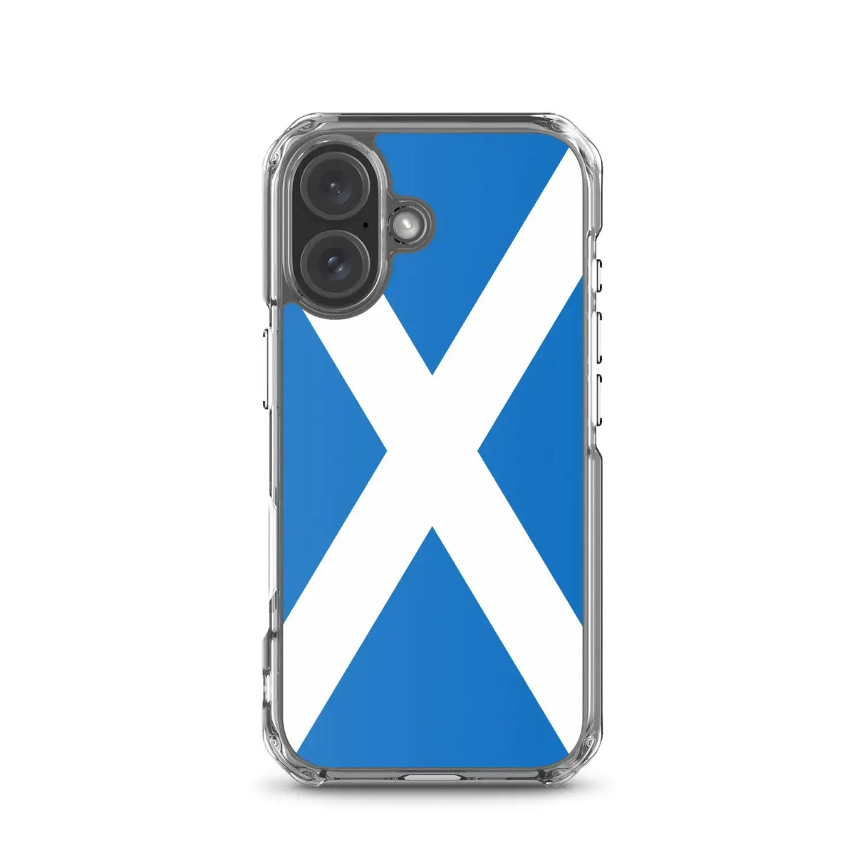 Coque iphone drapeau écosse souple antichoc transparente