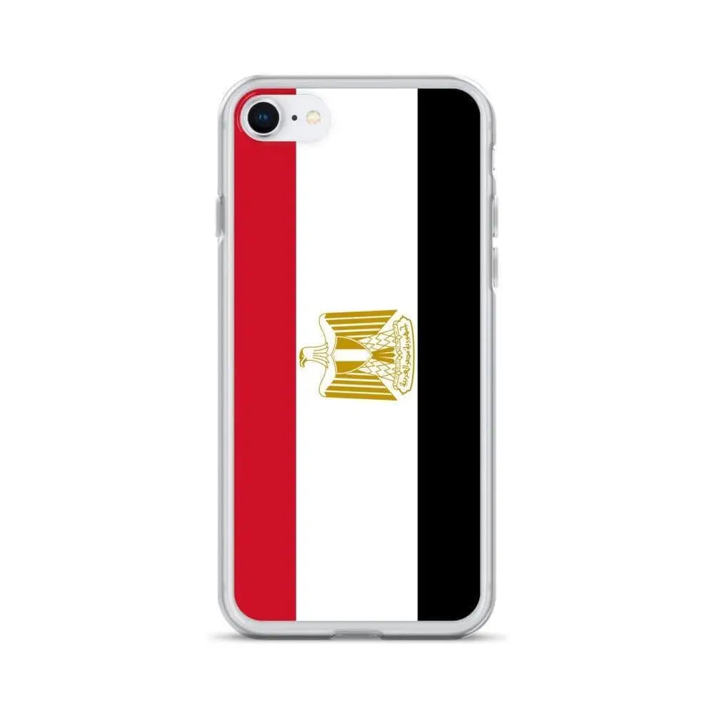 Coque iphone drapeau égypte souple transparente antichoc