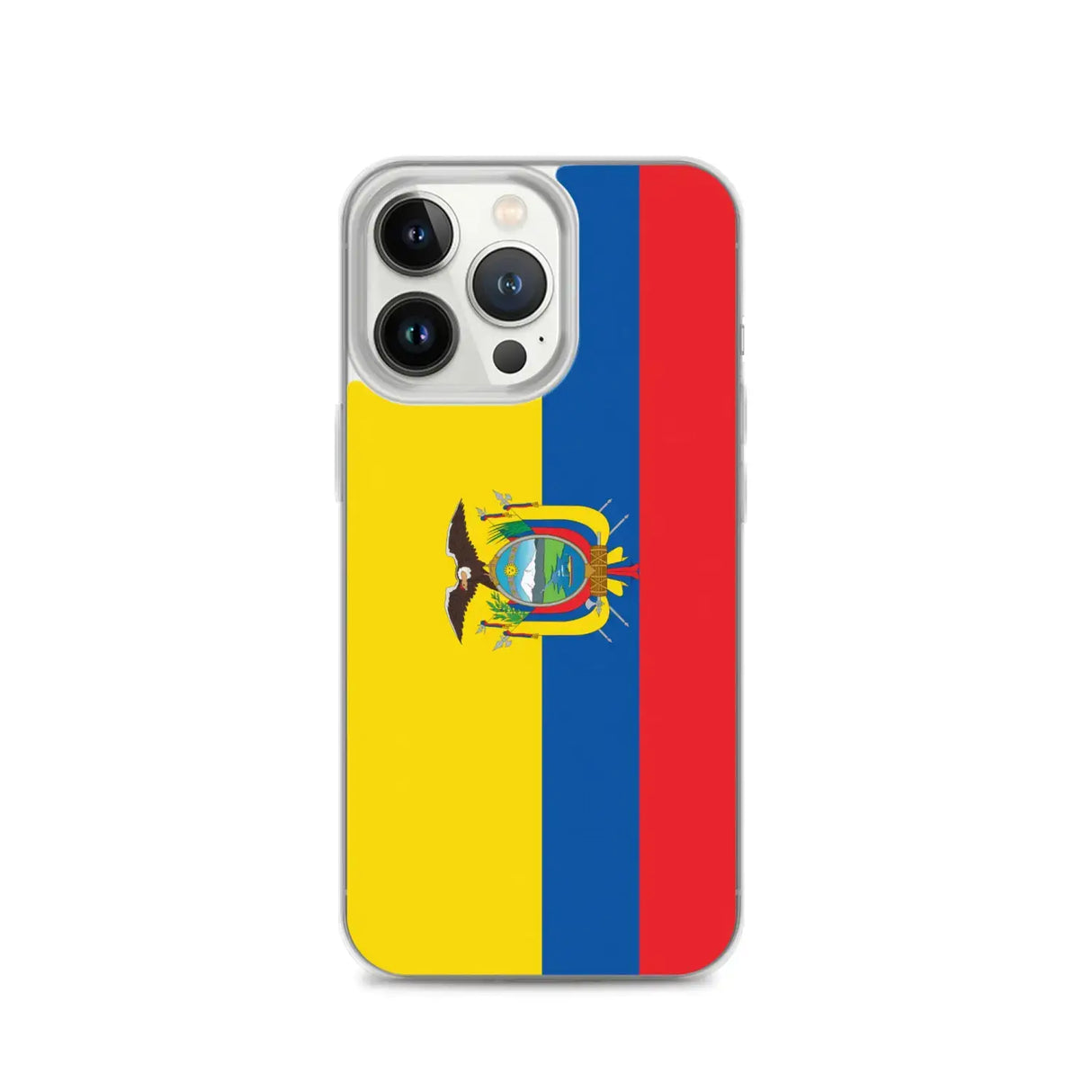 Coque iphone drapeau équateur souple antichoc transparente