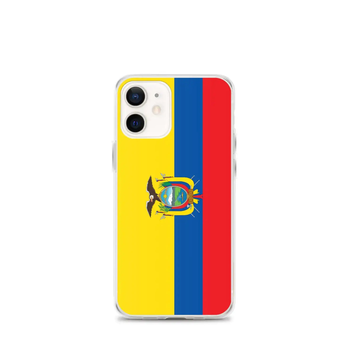 Coque iphone drapeau équateur souple antichoc transparente