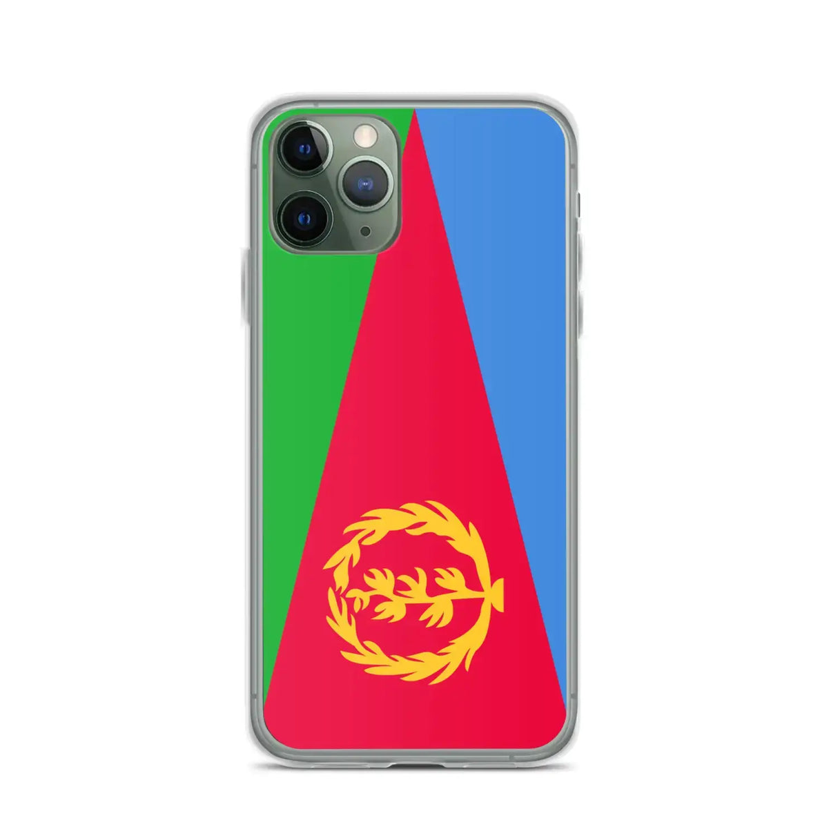 Coque iphone drapeau érythrée souple antichoc transparente