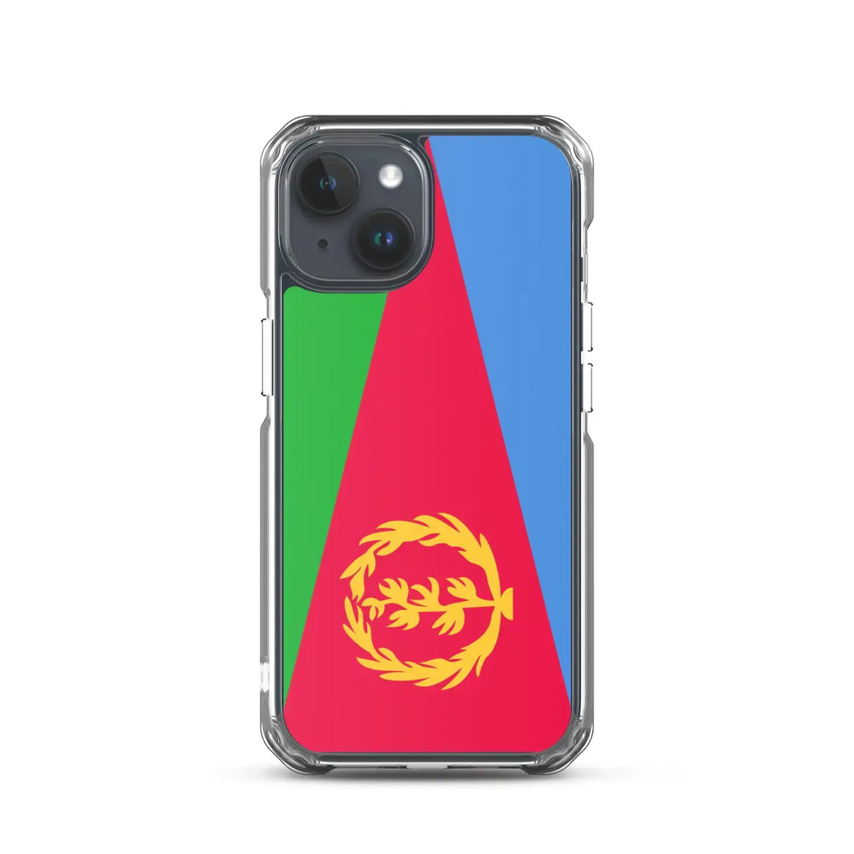 Coque iphone drapeau érythrée souple antichoc transparente
