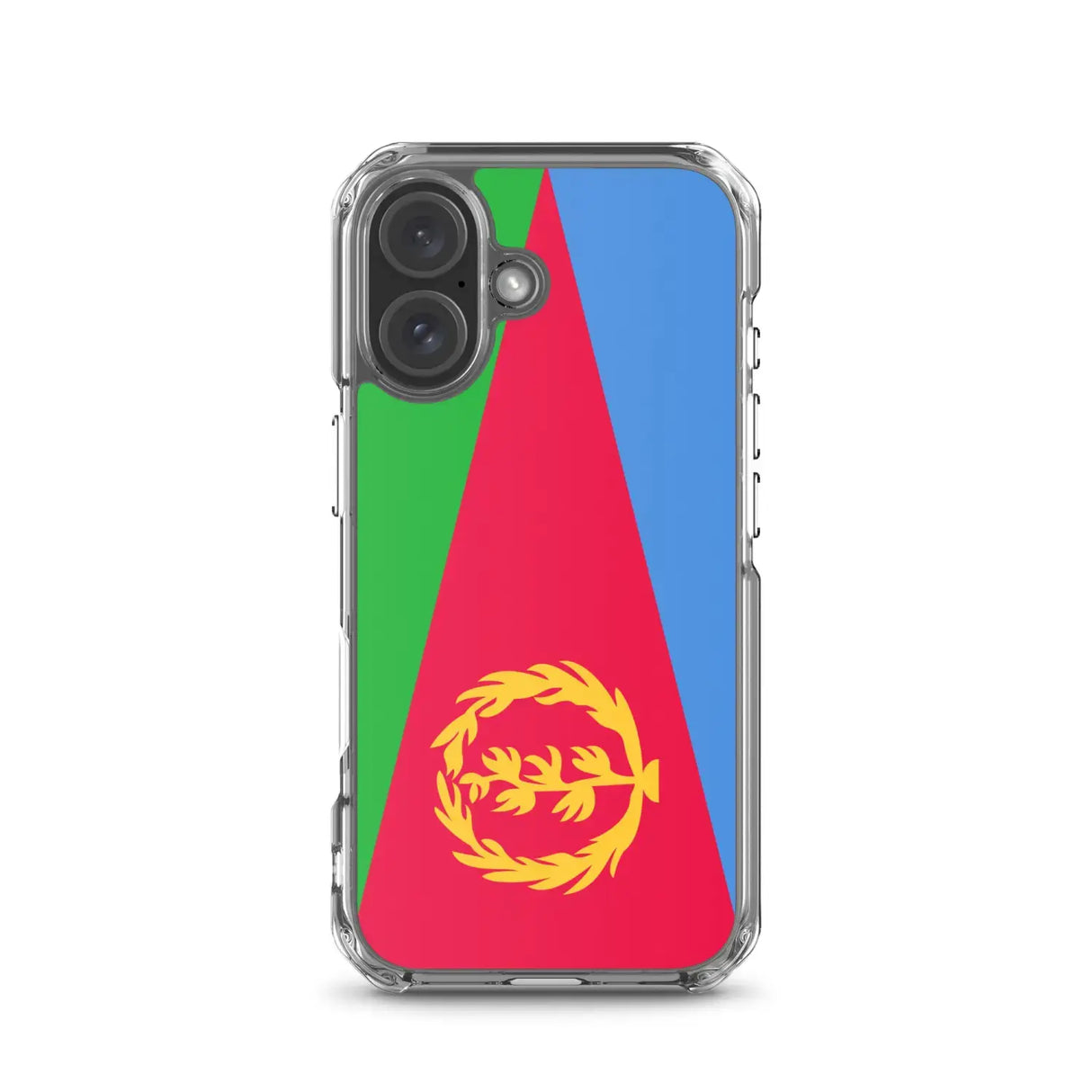 Coque iphone drapeau érythrée souple antichoc transparente