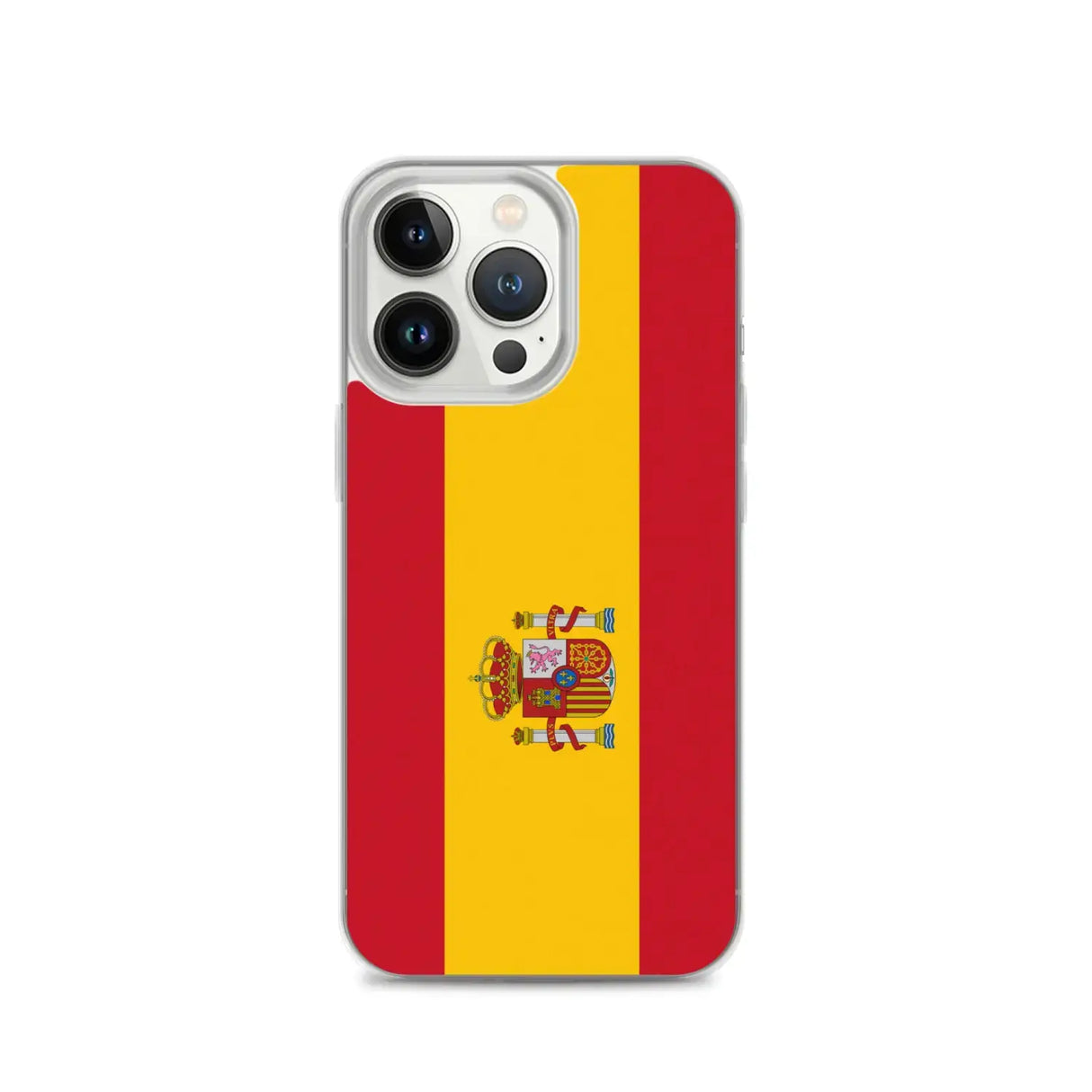 Coque iphone drapeau espagne souple antichoc transparente