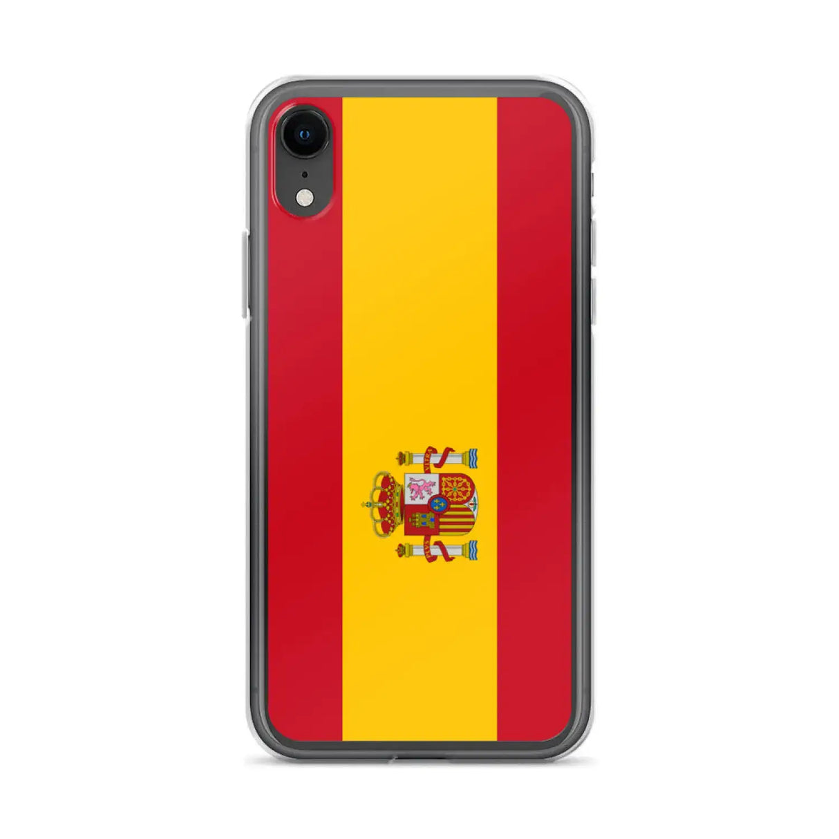Coque iphone drapeau espagne souple antichoc transparente