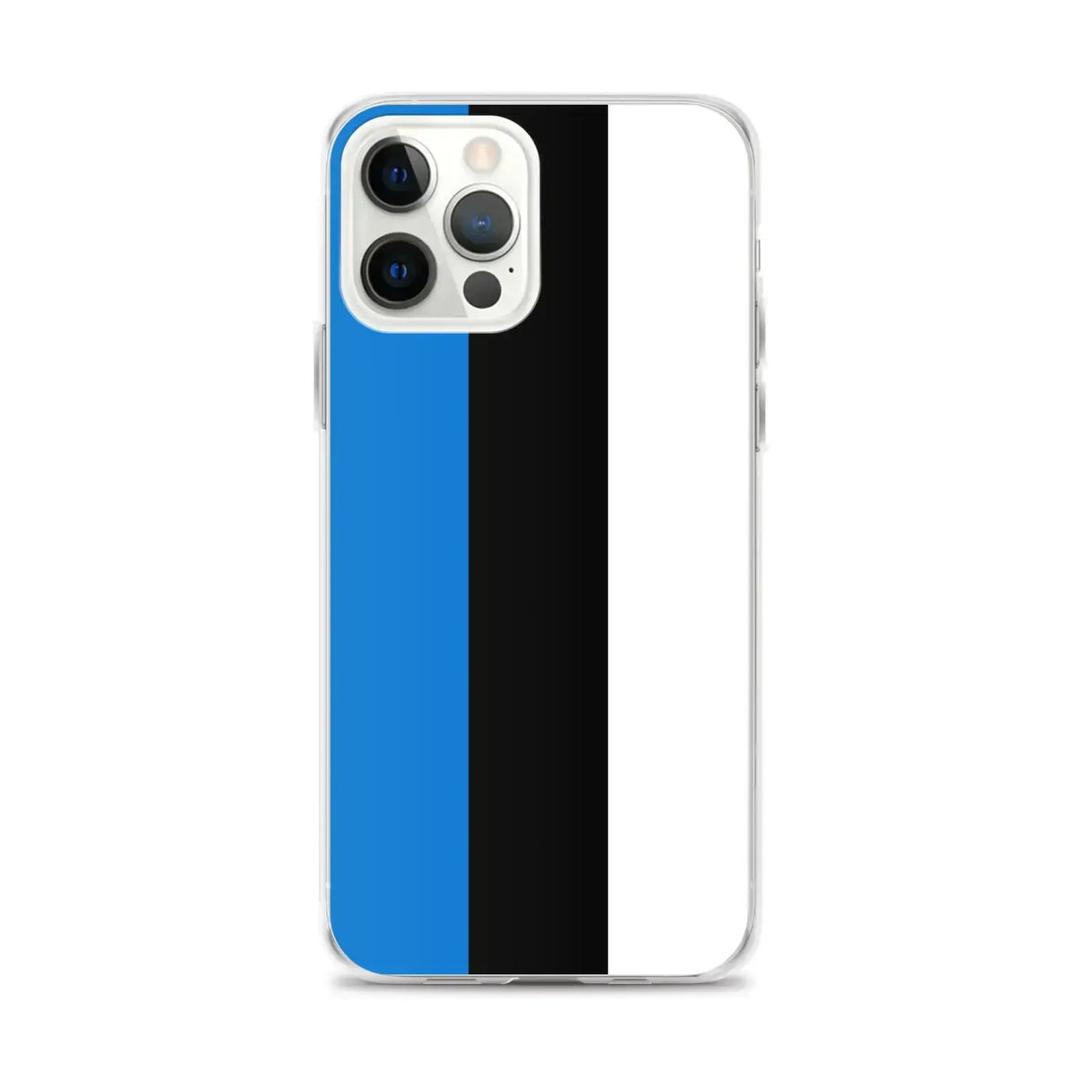 Coque iphone drapeau estonie souple transparente antichoc