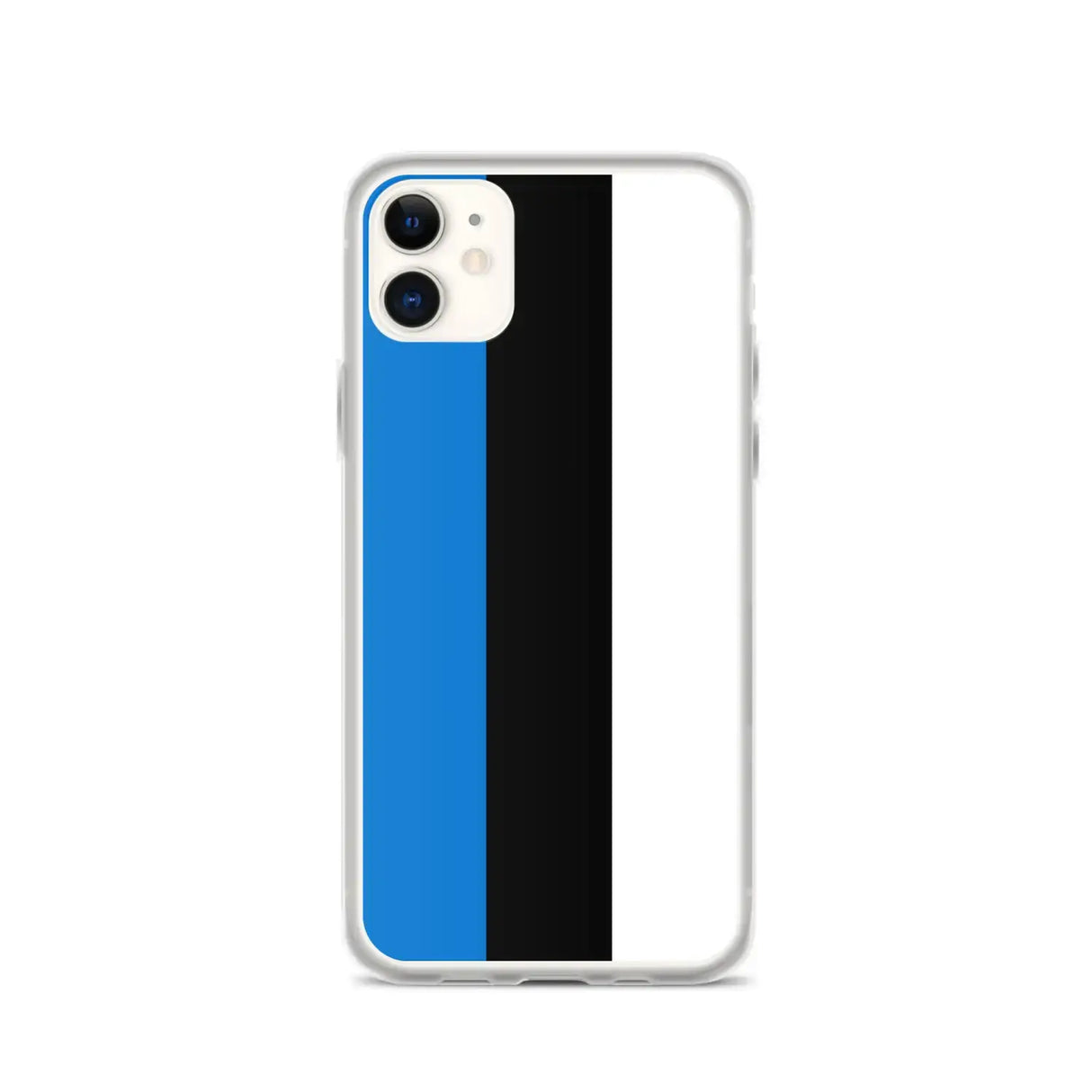 Coque iphone drapeau estonie souple transparente antichoc