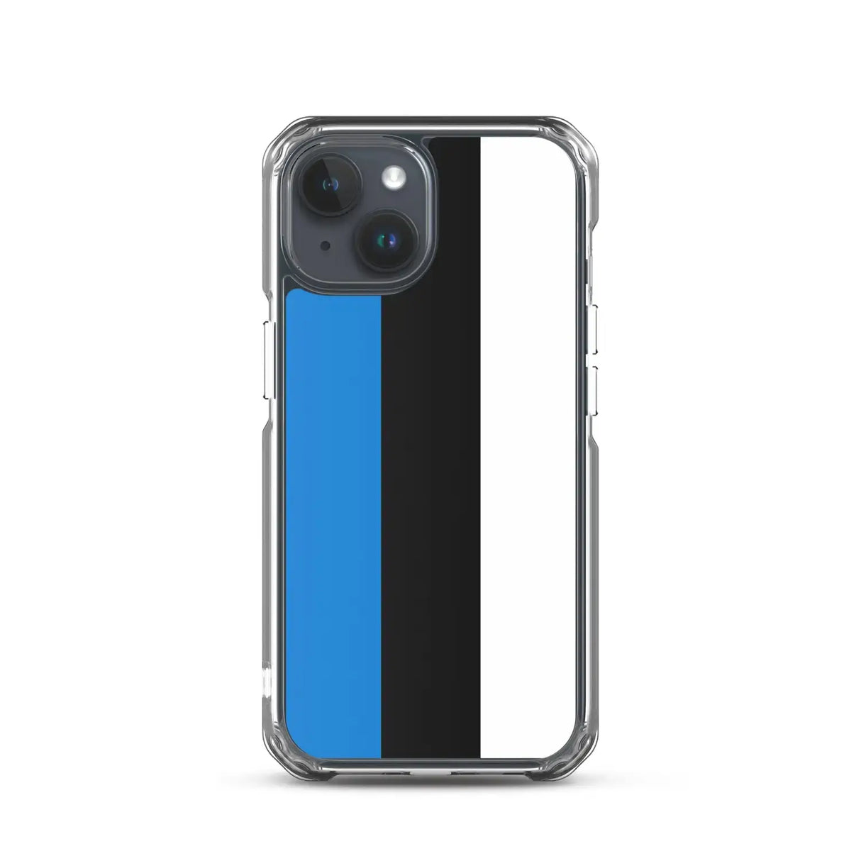 Coque iphone drapeau estonie souple transparente antichoc