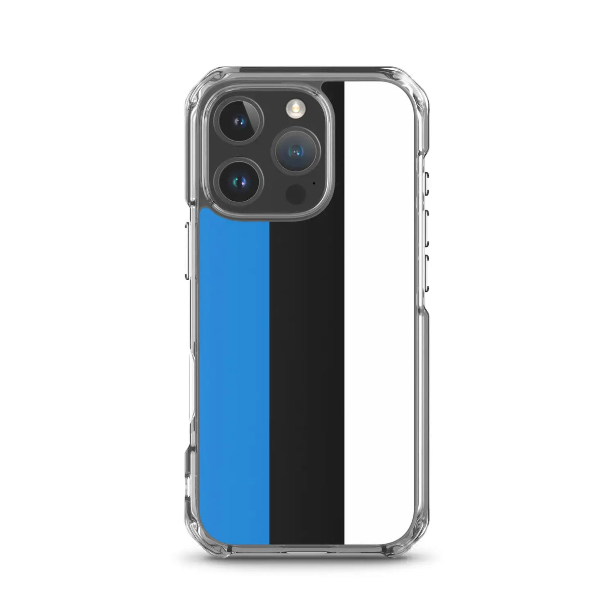 Coque iphone drapeau estonie souple transparente antichoc