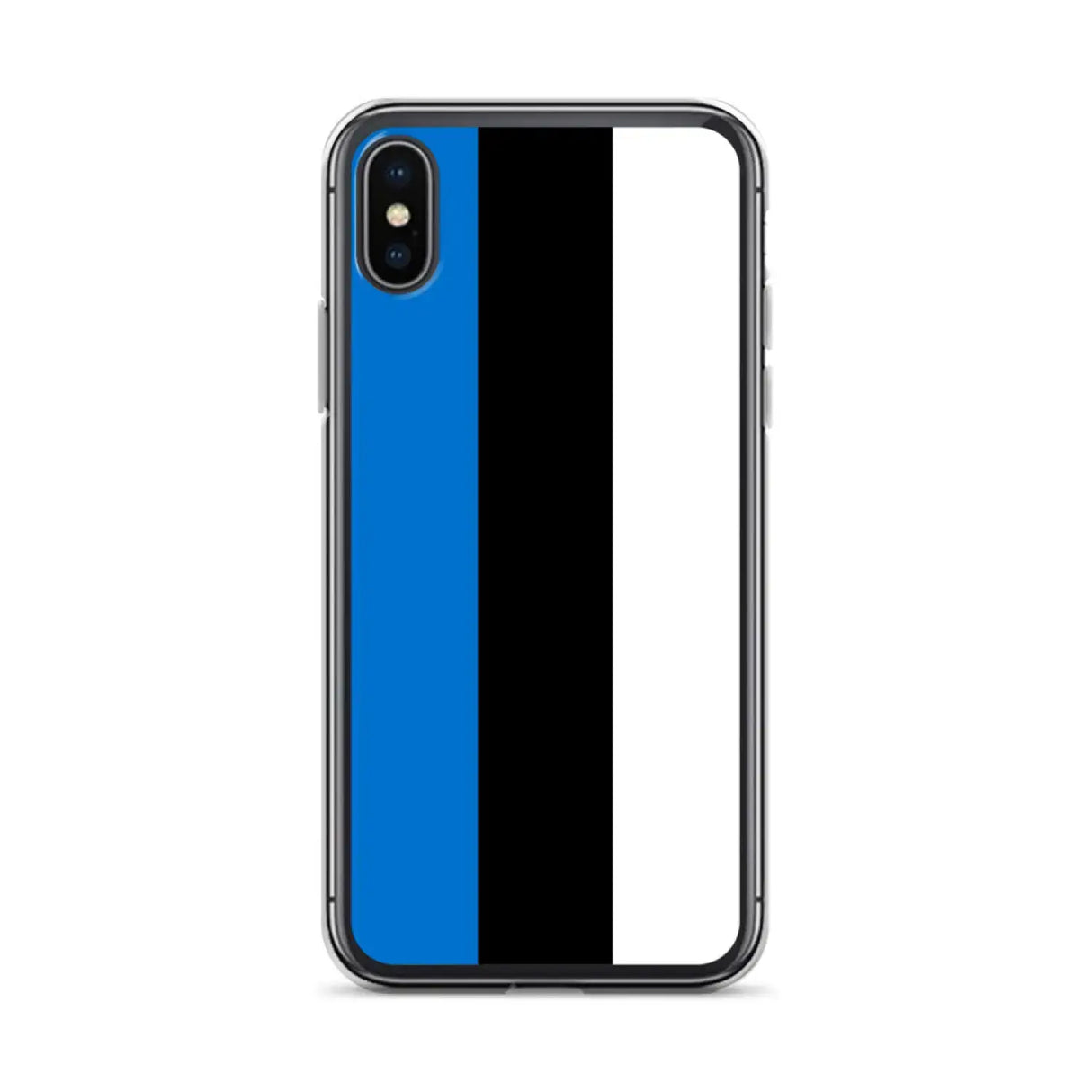 Coque iphone drapeau estonie souple transparente antichoc