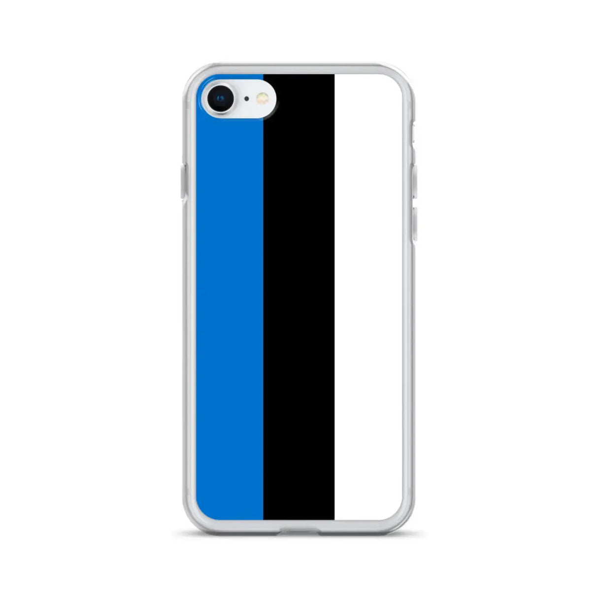 Coque iphone drapeau estonie souple transparente antichoc