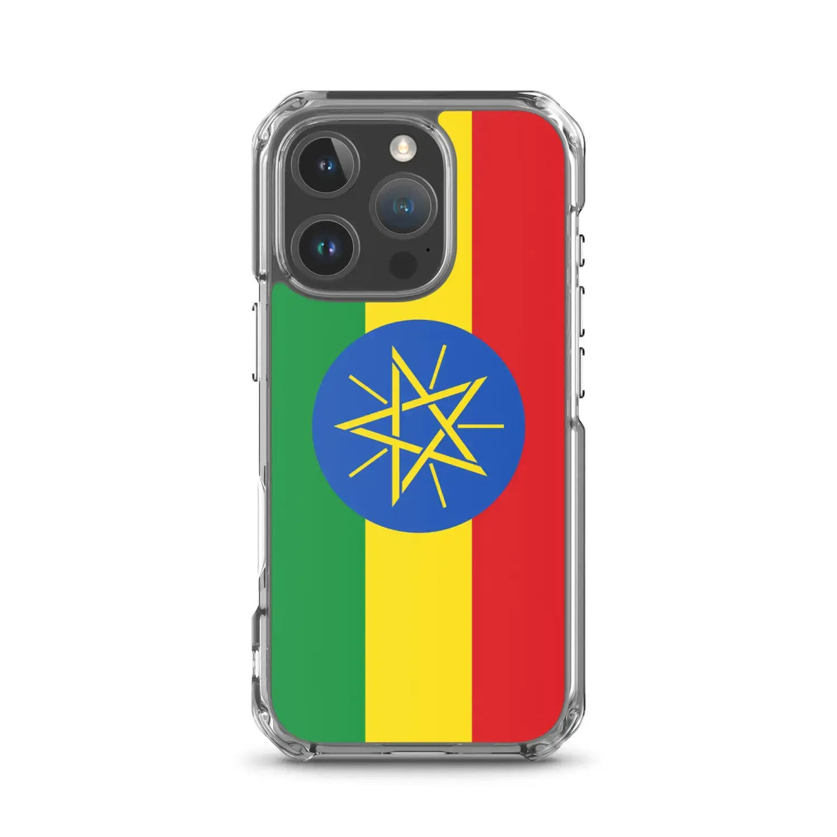 Coque iphone drapeau éthiopie souple résistante antichoc