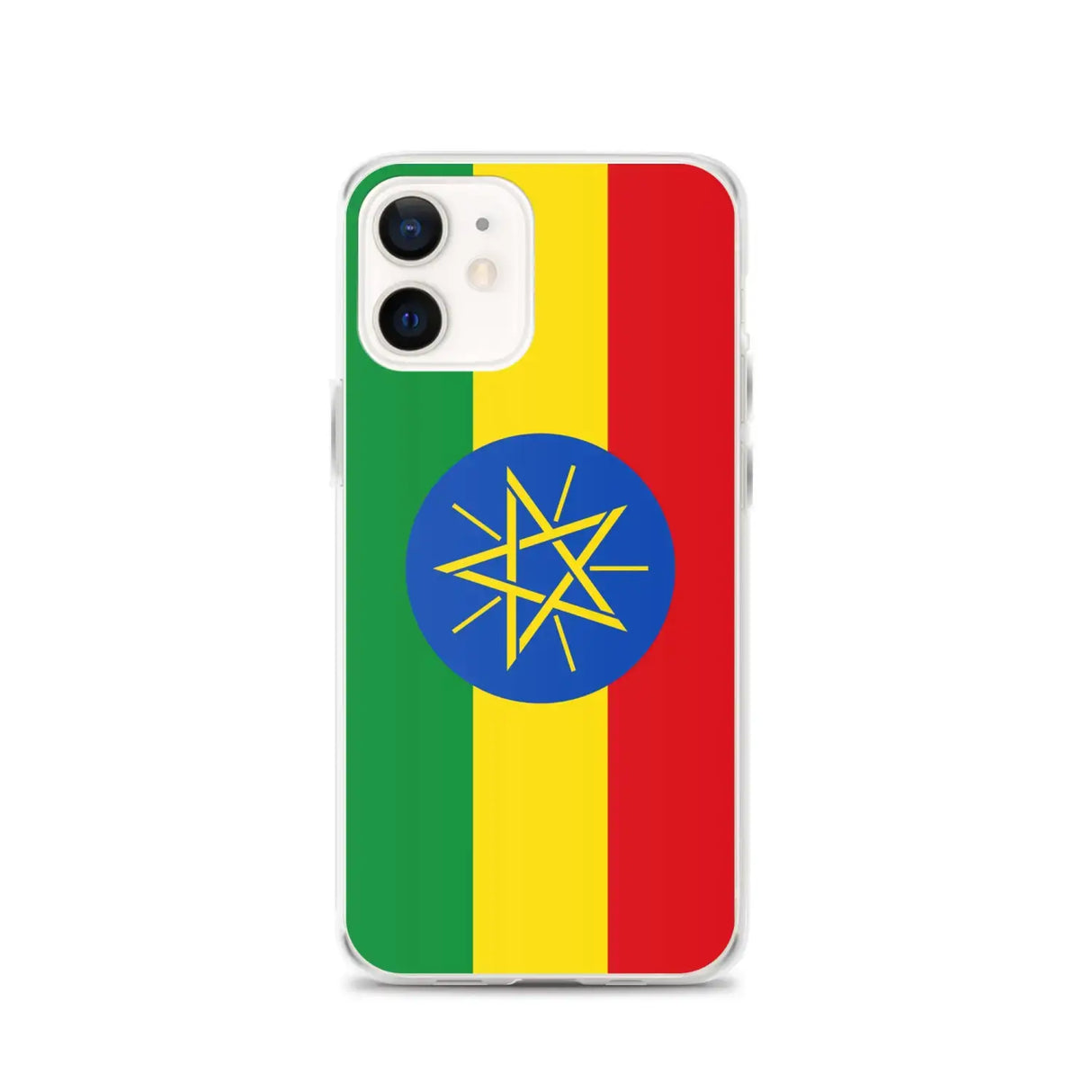 Coque iphone drapeau éthiopie souple résistante antichoc